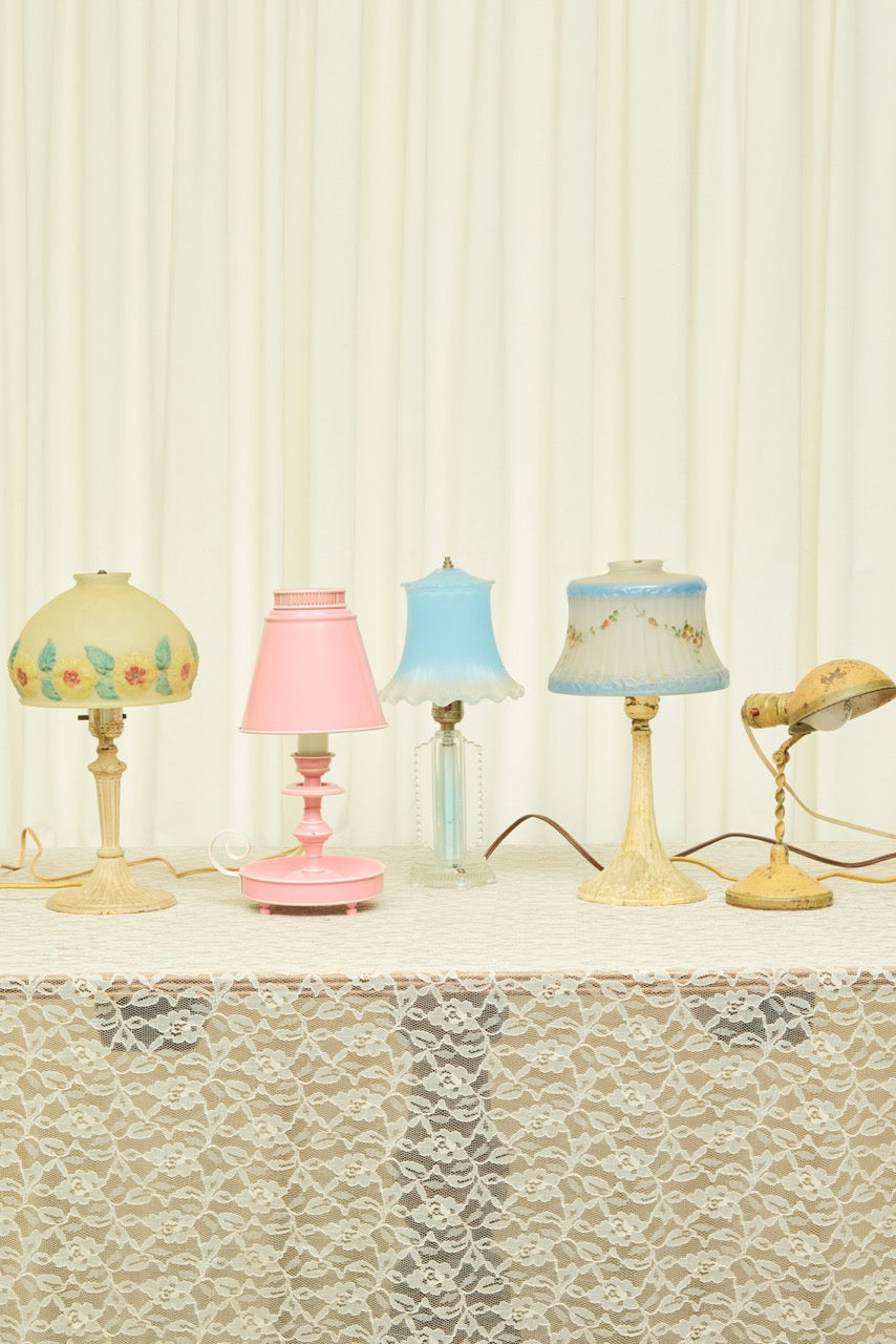 Vintage Art Deco Boudoir Lamp
