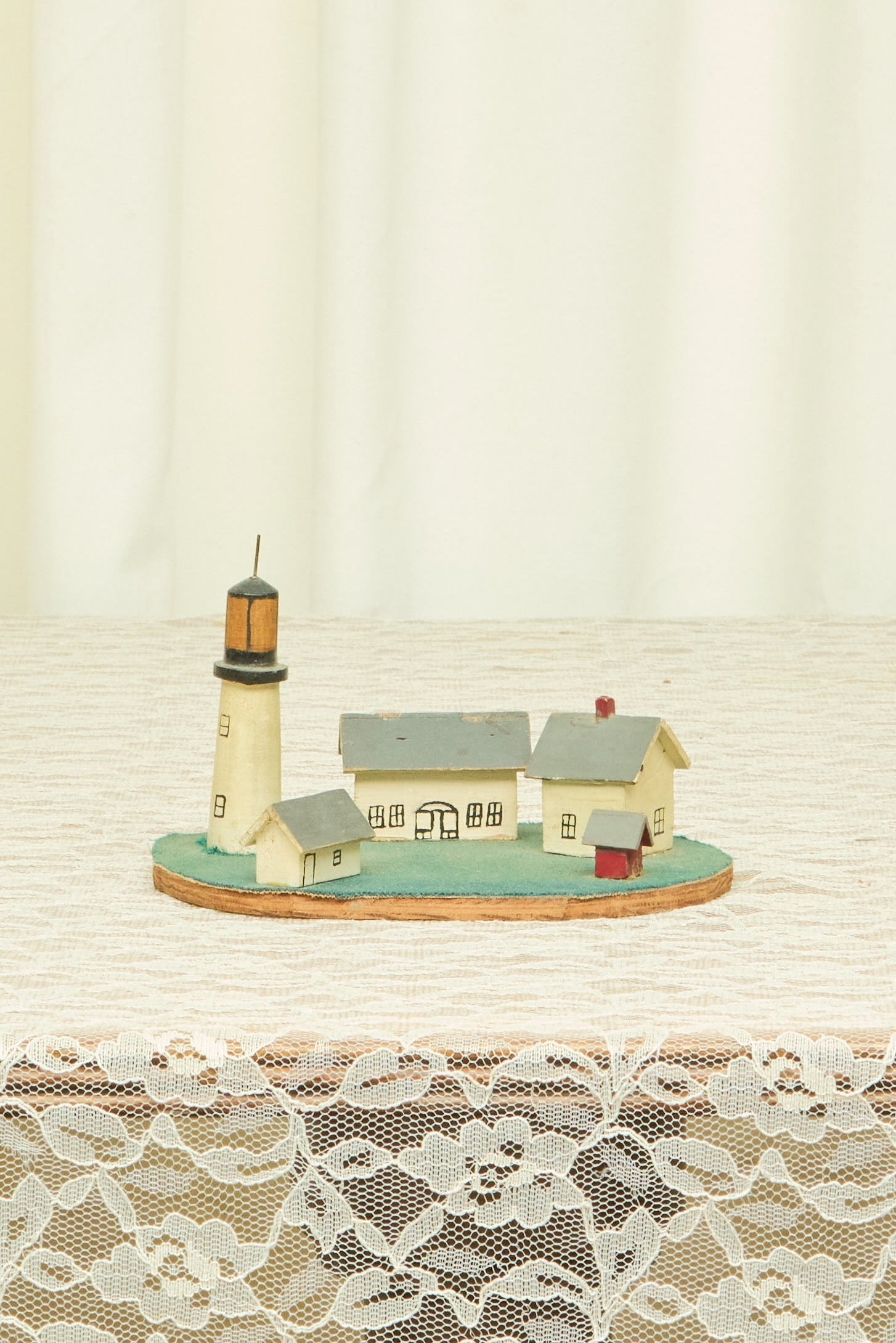 Vintage Coastal Scene Diorama