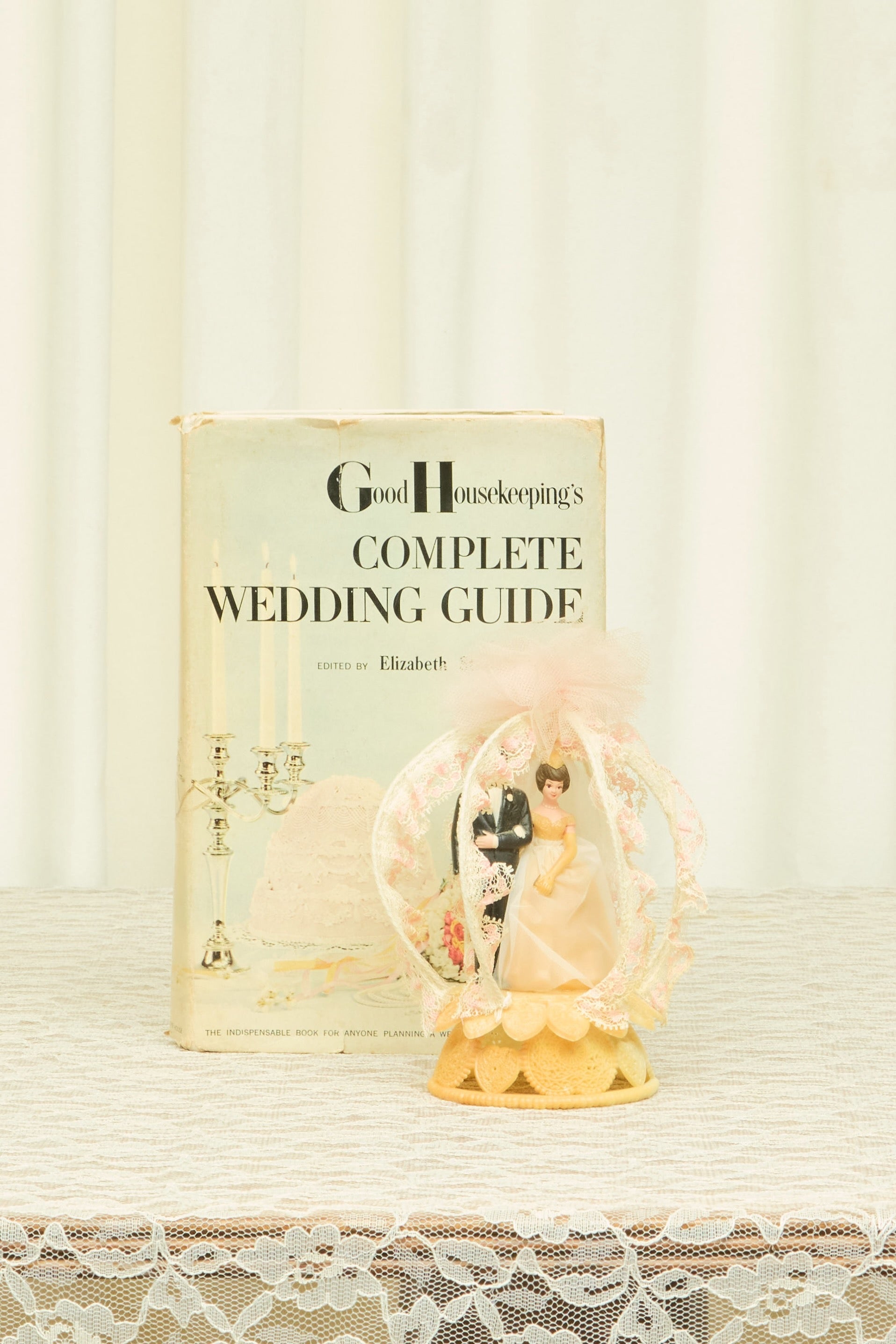 Vintage Couple Cake Topper