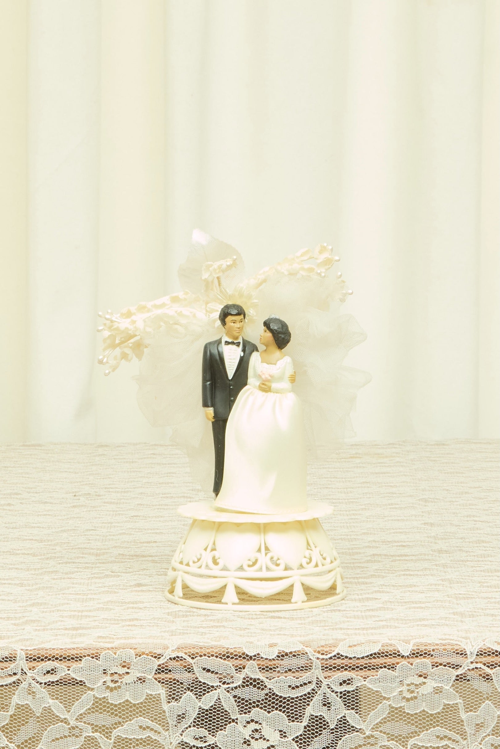 Vintage Couple Cake Topper