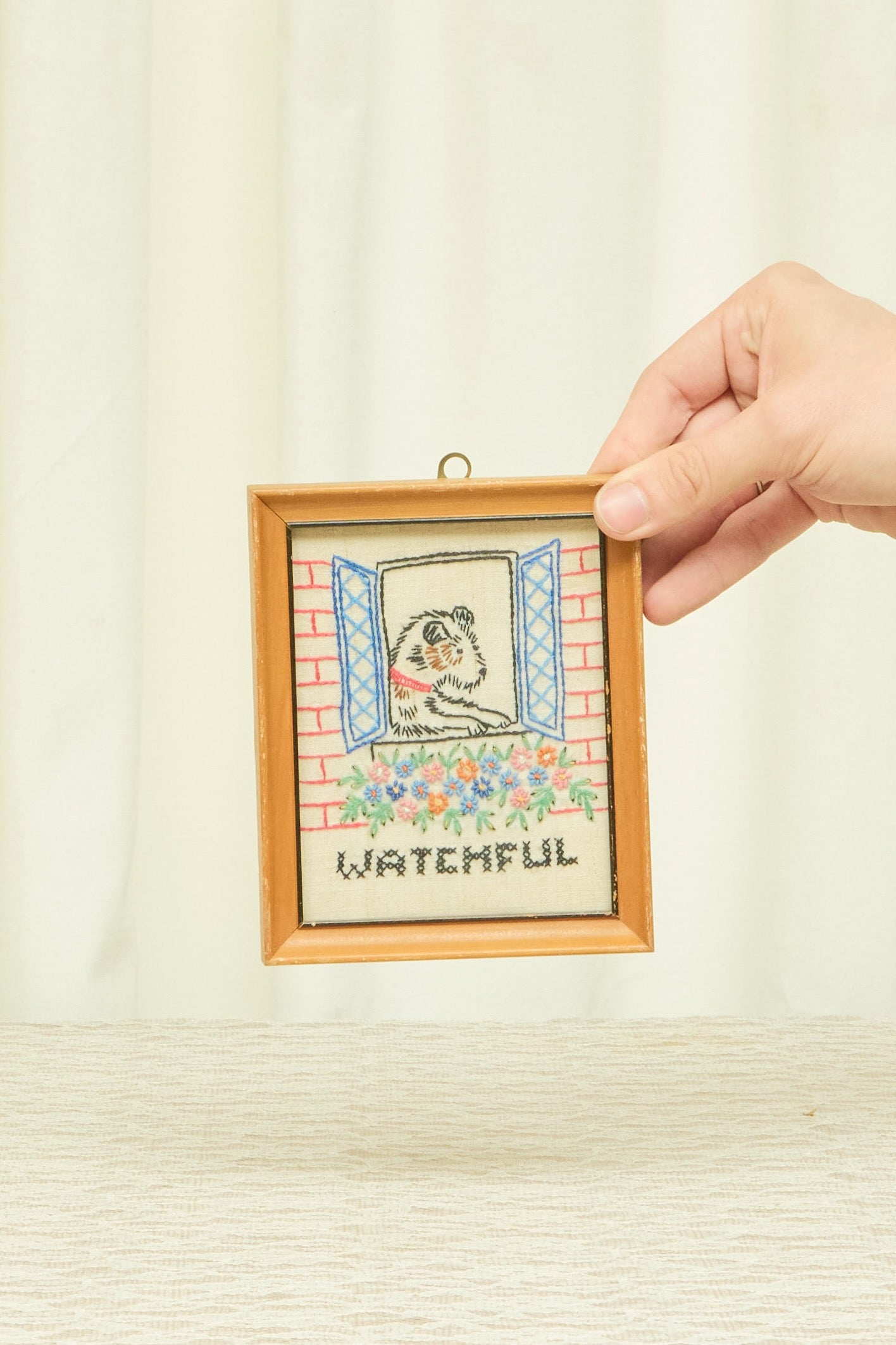 Vintage Dog Framed Cross Stitch Set/2