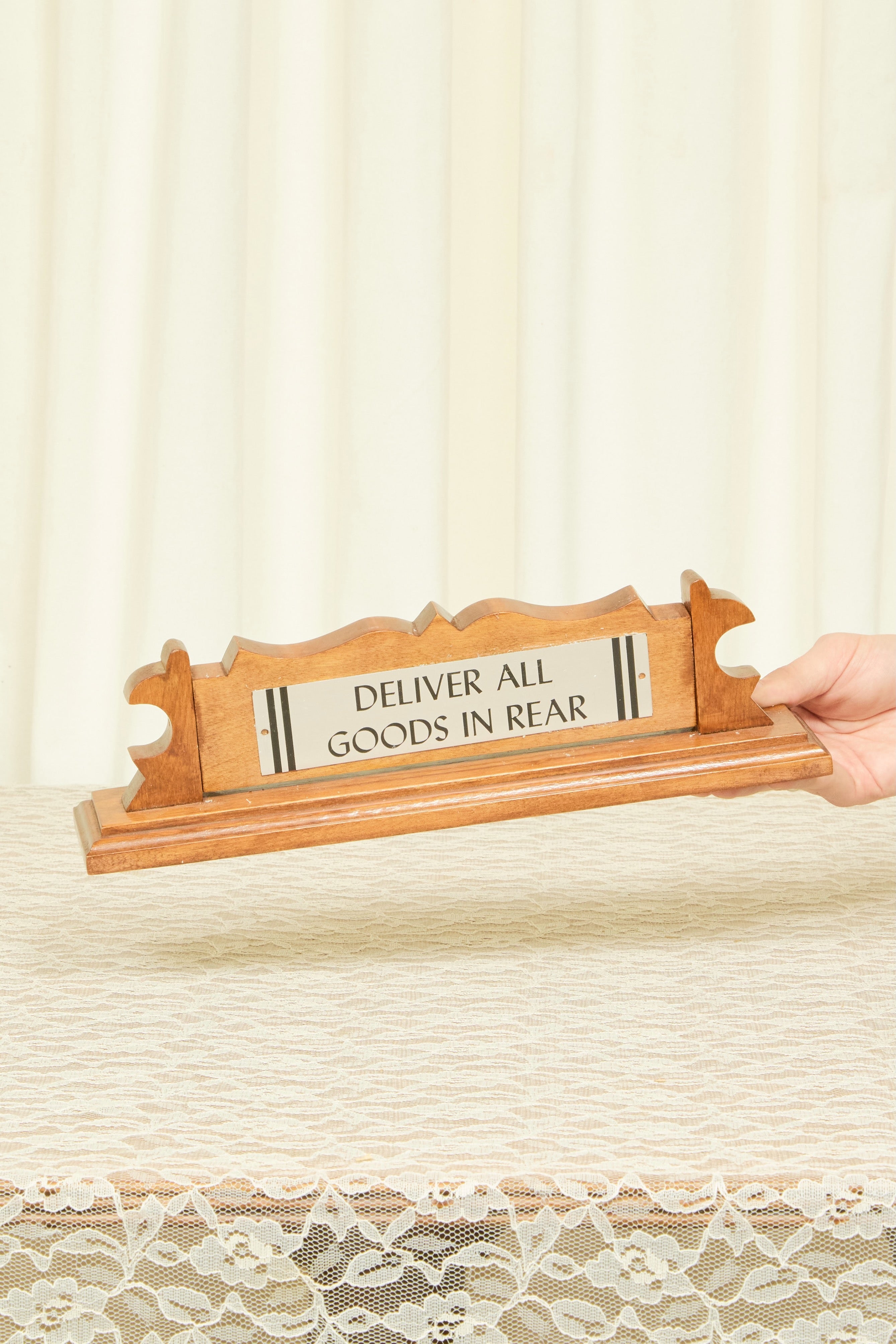 Vintage Double Sided Deliveries in Read Sign