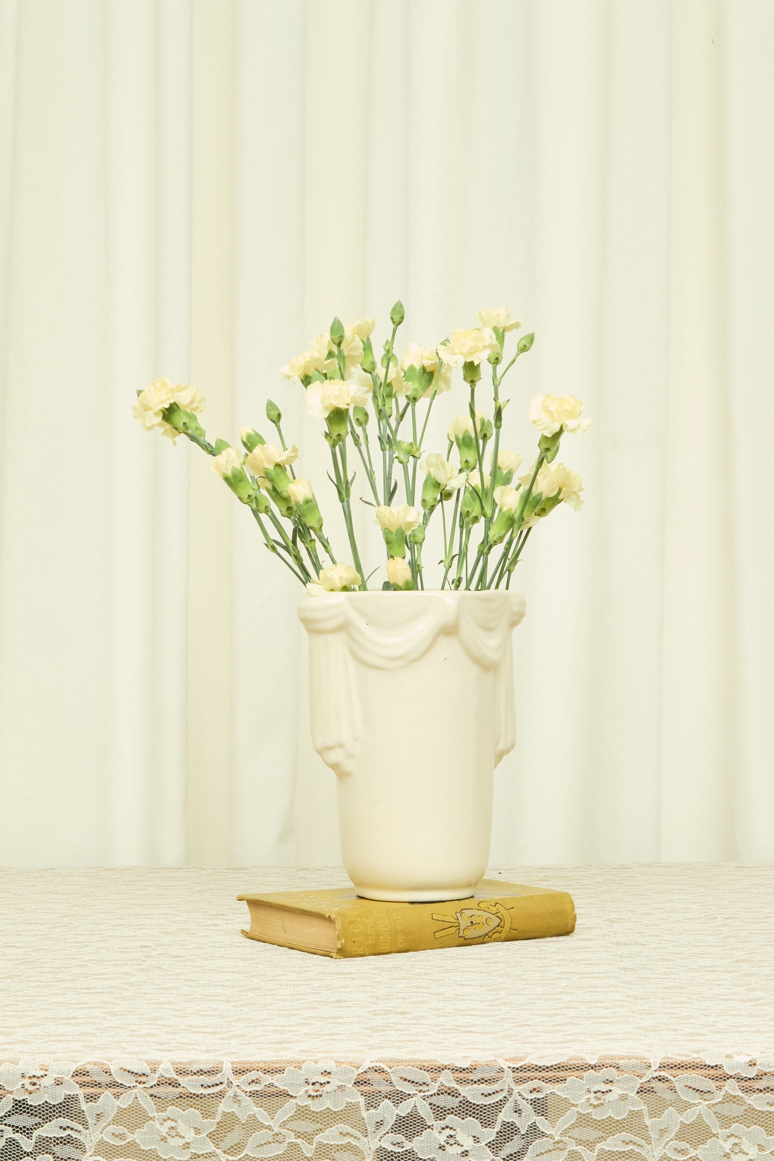 Vintage Draped Neoclassical Vase