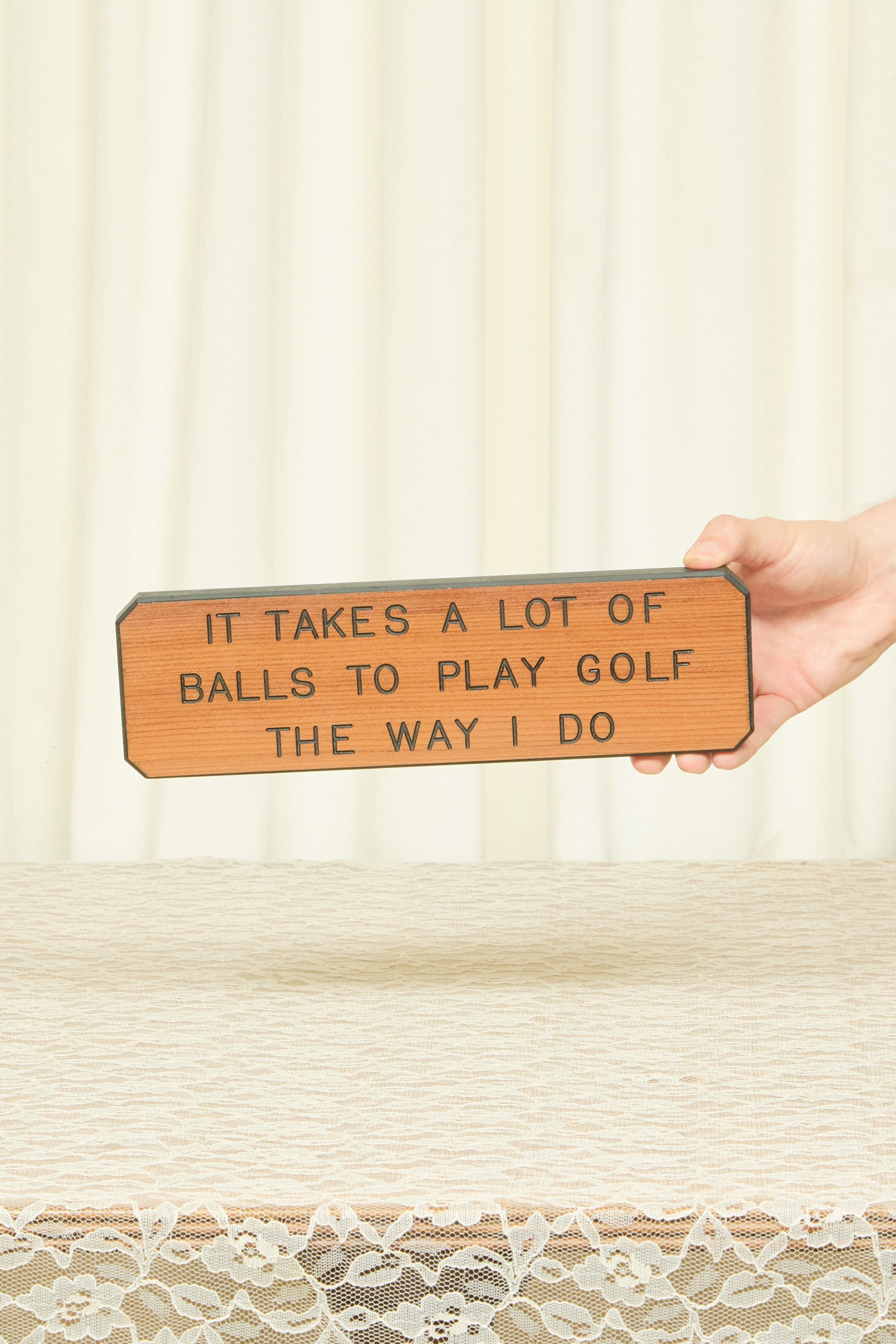Vintage Golf Humor Sign