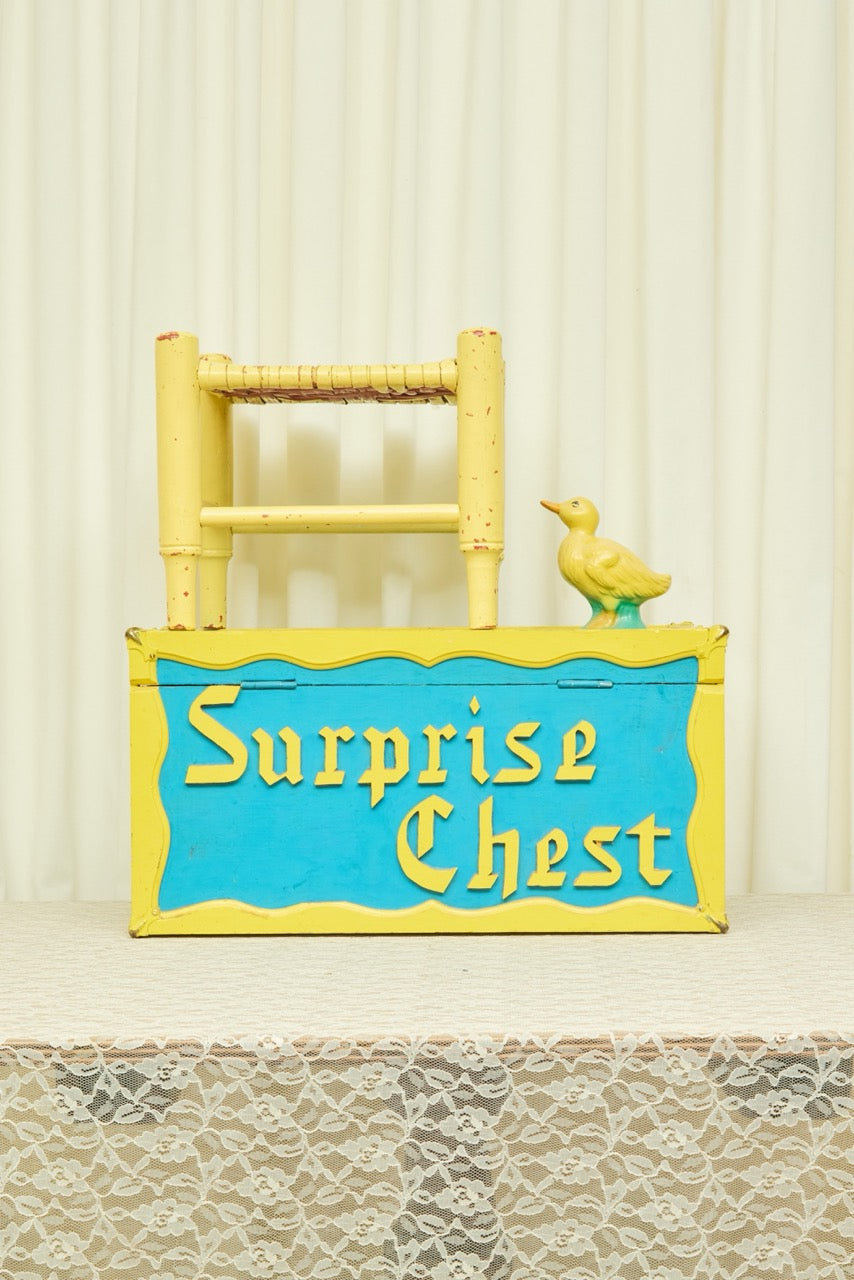 Vintage Painted Footstool