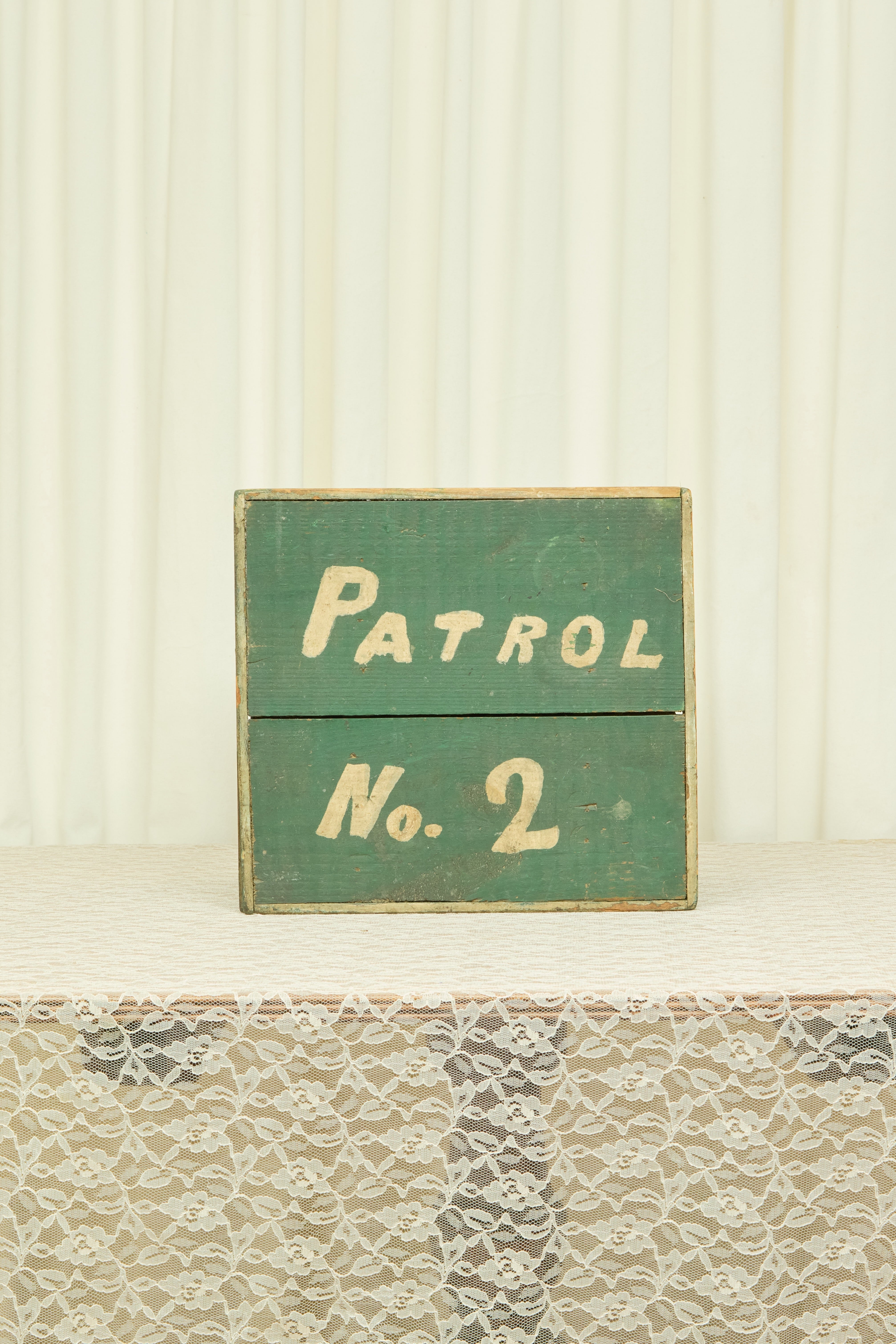 Vintage "Patrol" Wooden Box