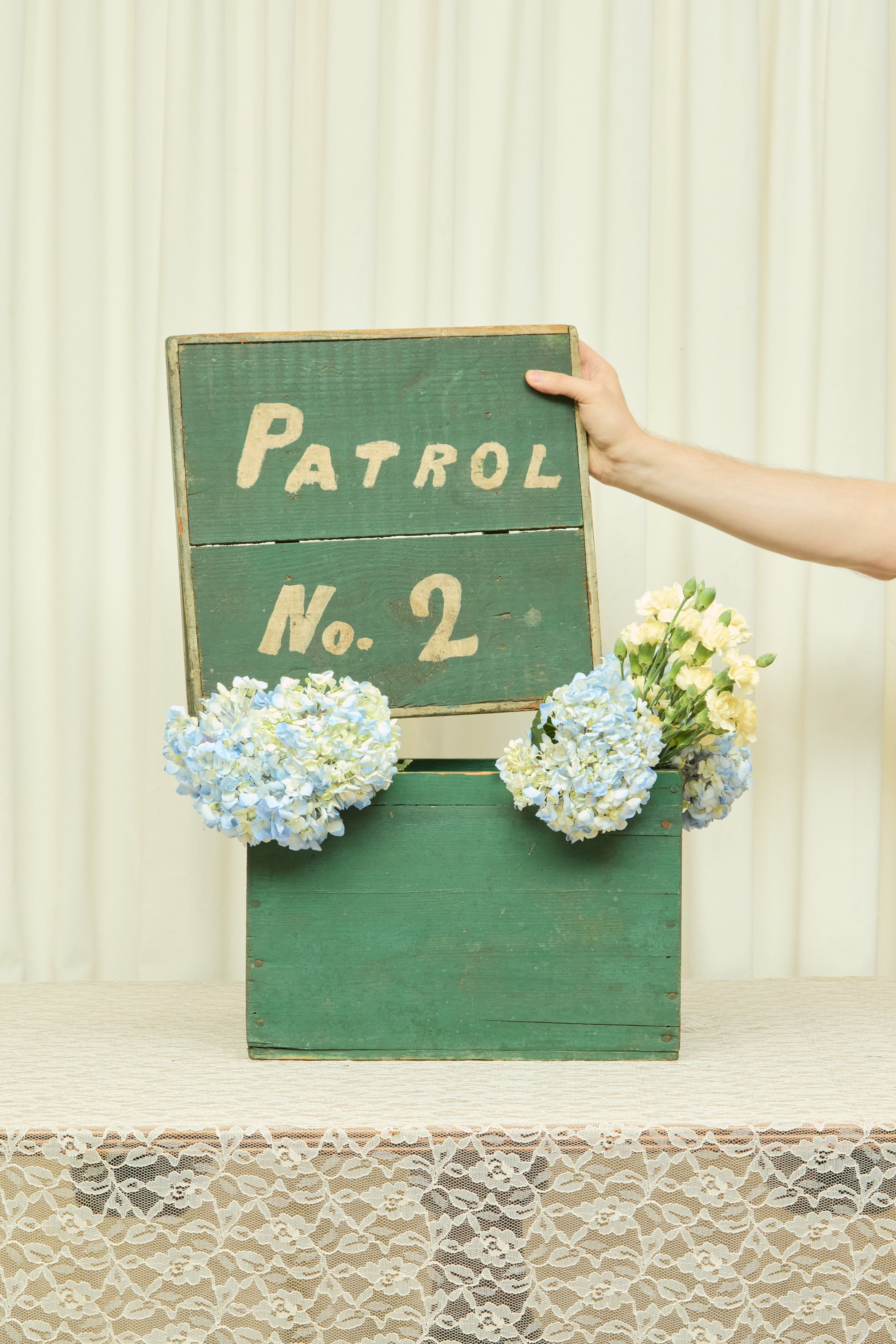 Vintage "Patrol" Wooden Box