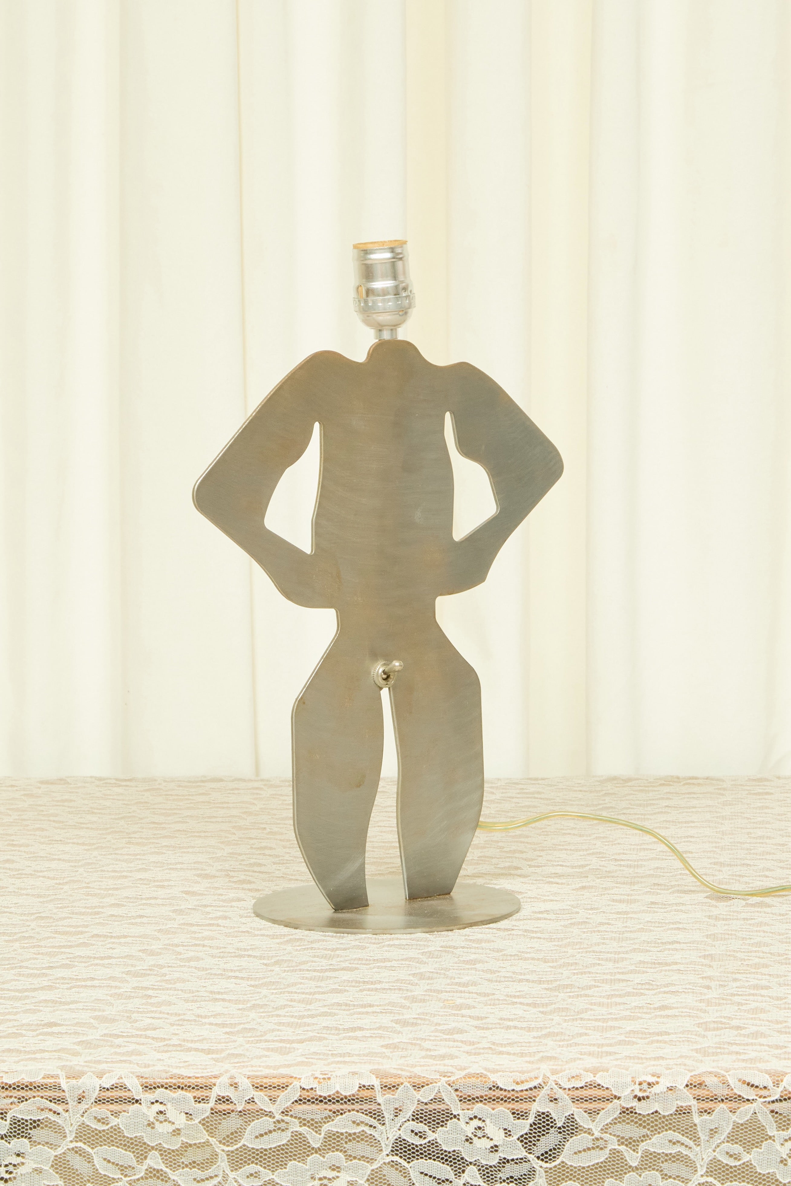 Vintage Post Modern Male Ding a Ling Lamp