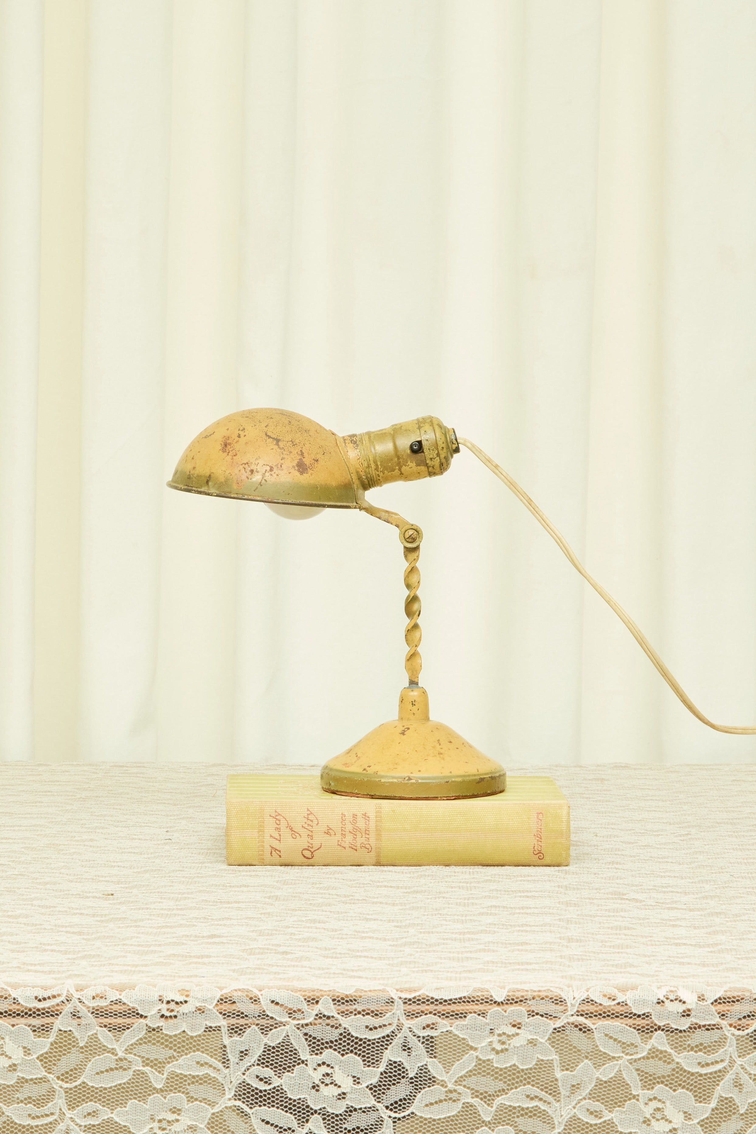 Vintage Spiral Industiral Lamp