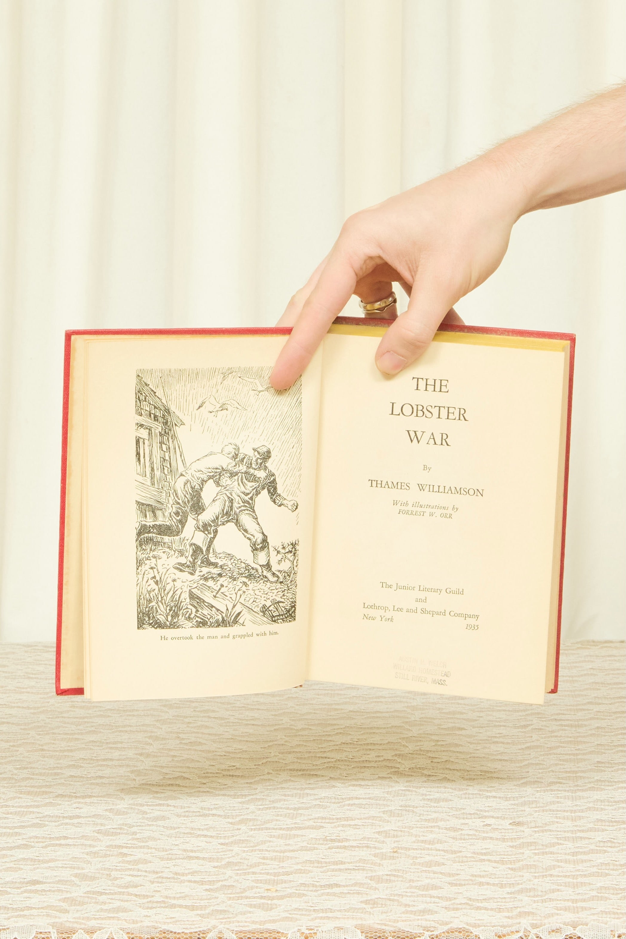 Vintage "The Lobster War" Book (1935)