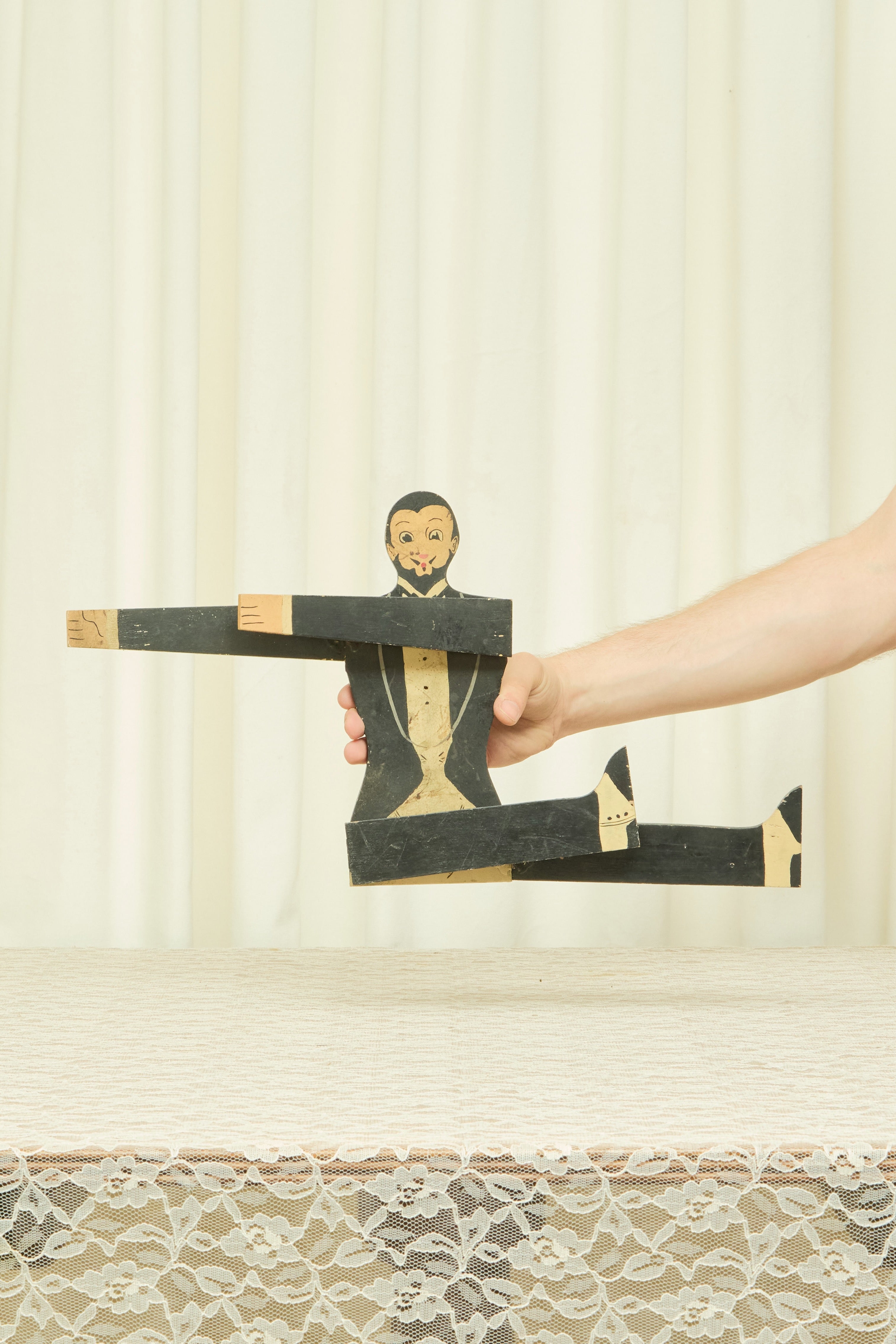 Vintage Tuxedo Man Tie Holder