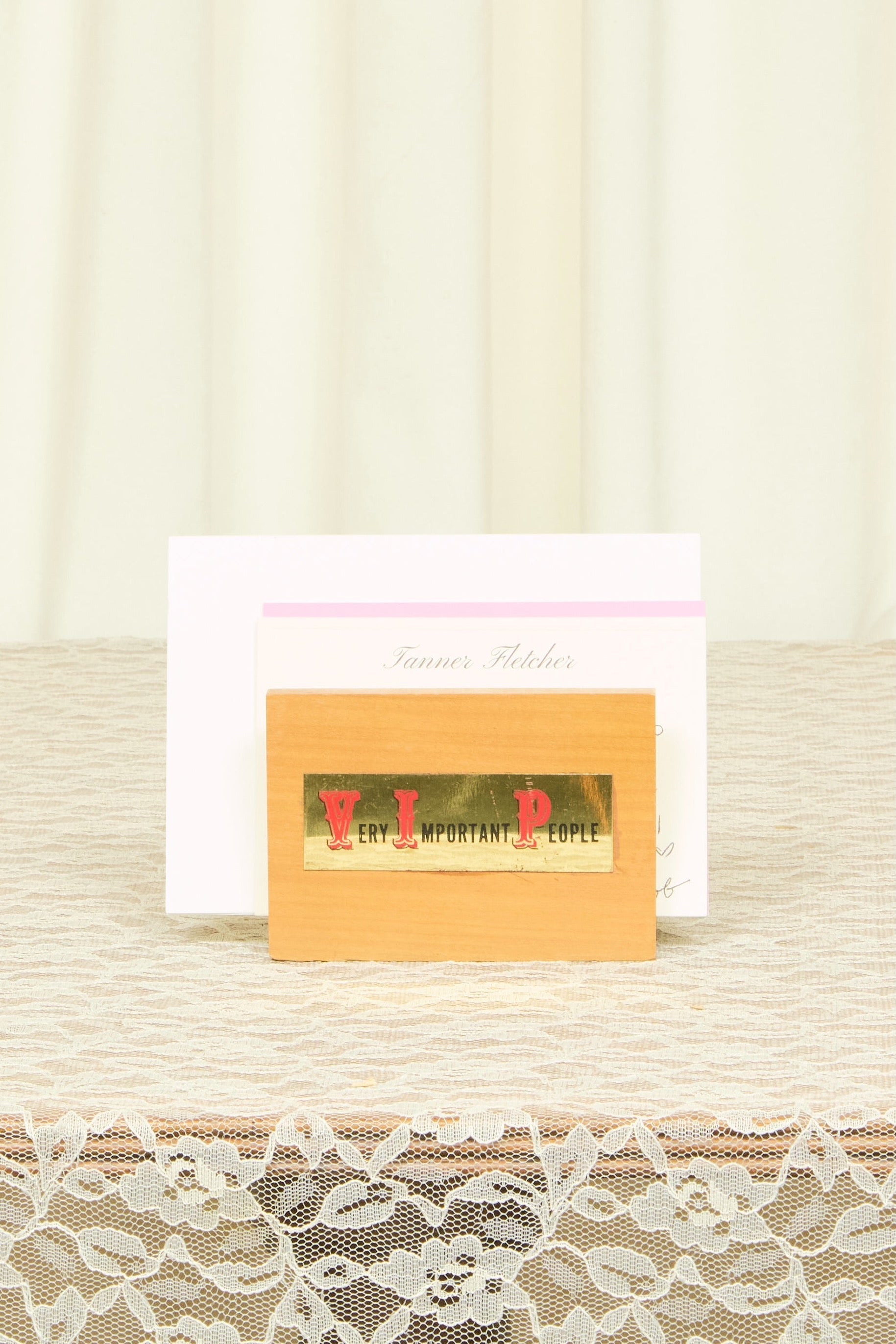 Vintage "VIP" Letter Holder