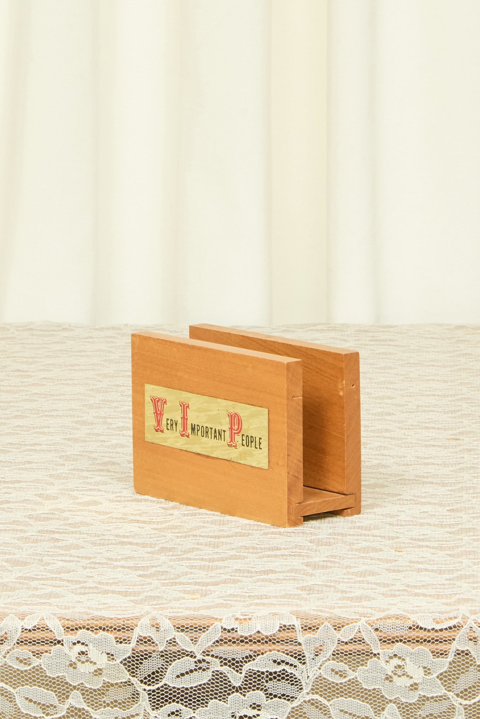 Vintage "VIP" Letter Holder