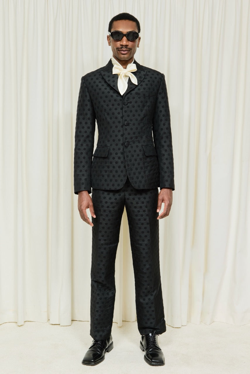 Walt Polkadot Jacquard Blazer