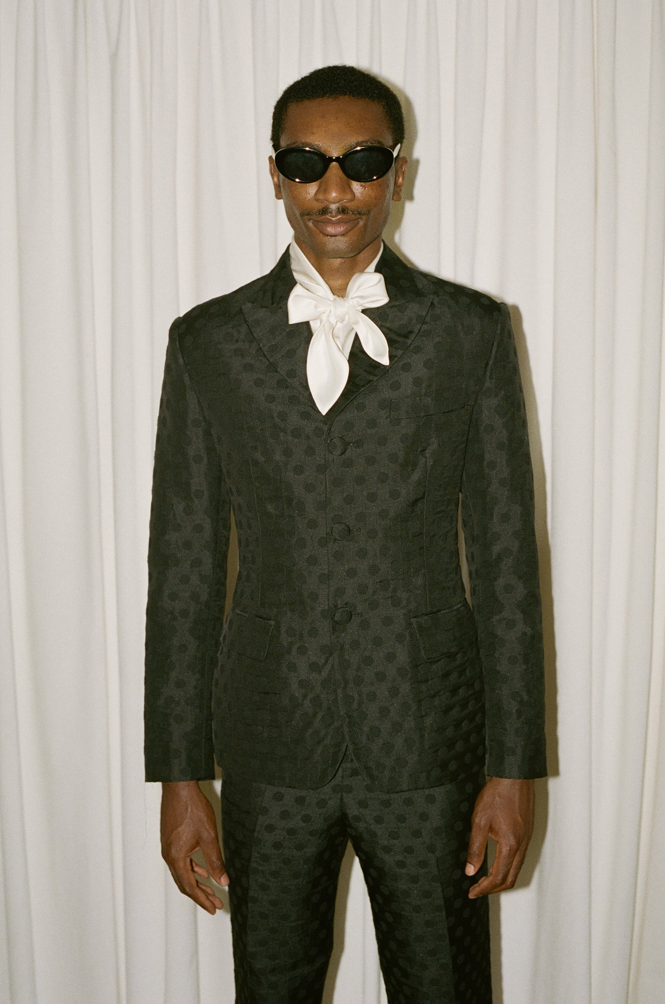 Walt Polkadot Jacquard Blazer