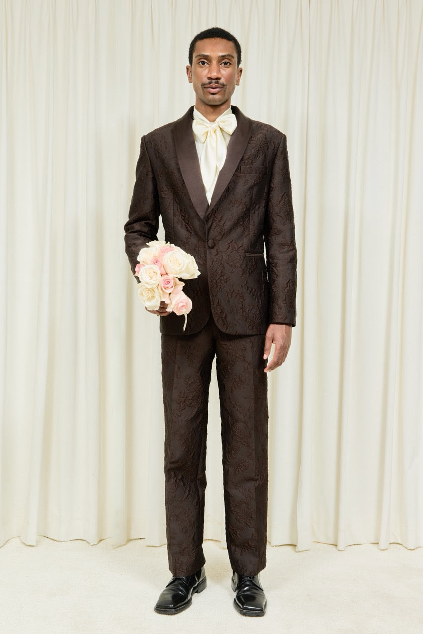 Wesley Brocade Tuxedo Blazer