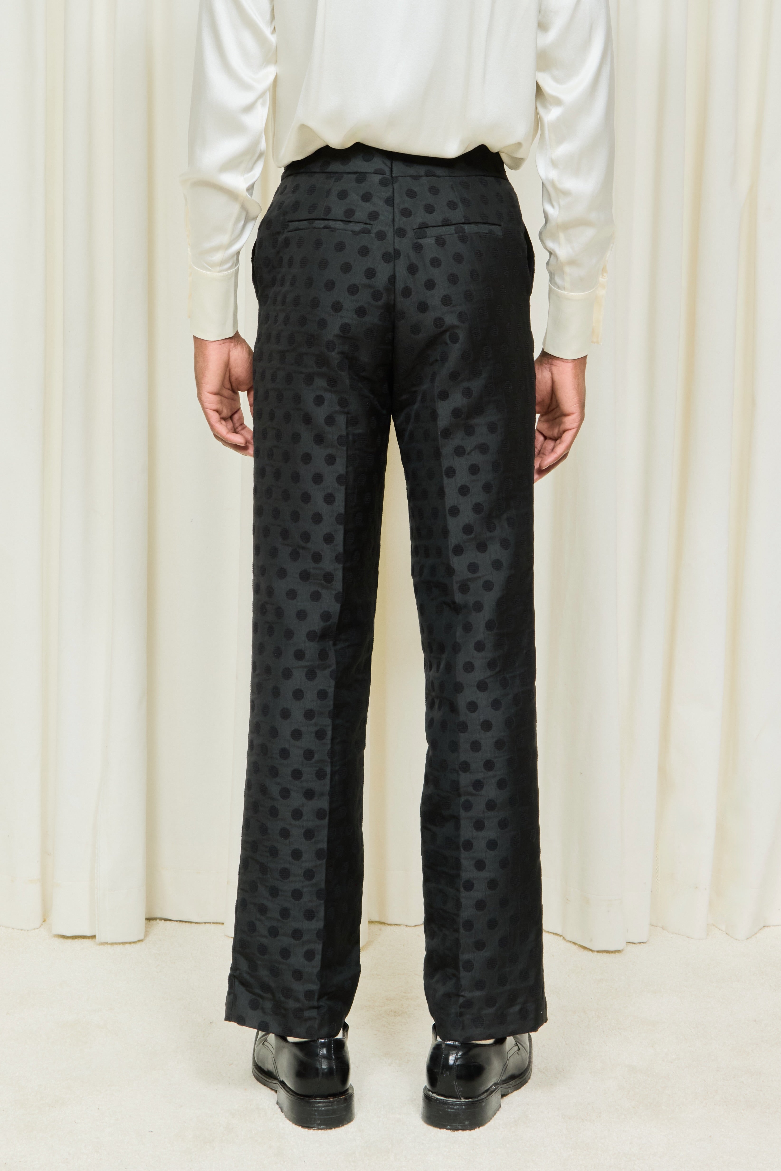 Willie Polkadot Jacquard Trouser