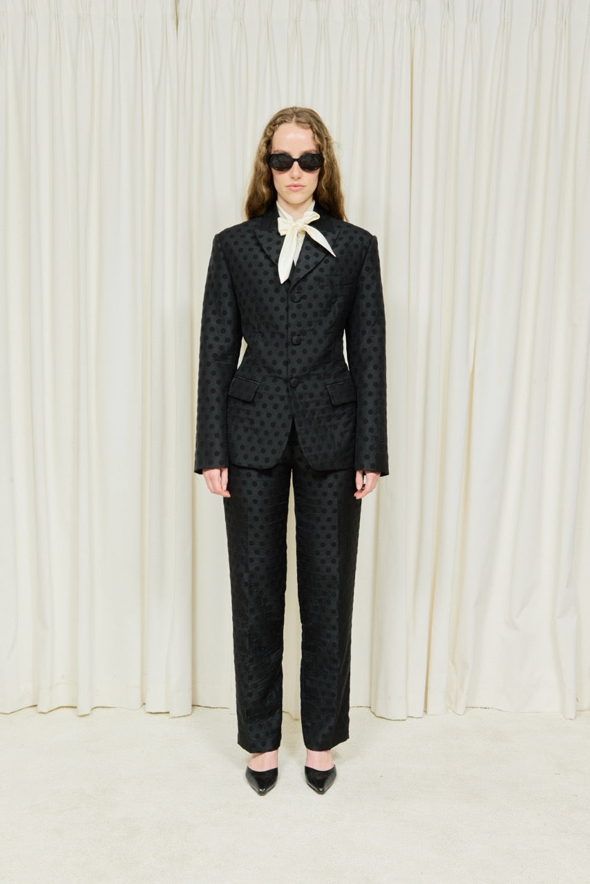 Willie Polkadot Jacquard Trouser