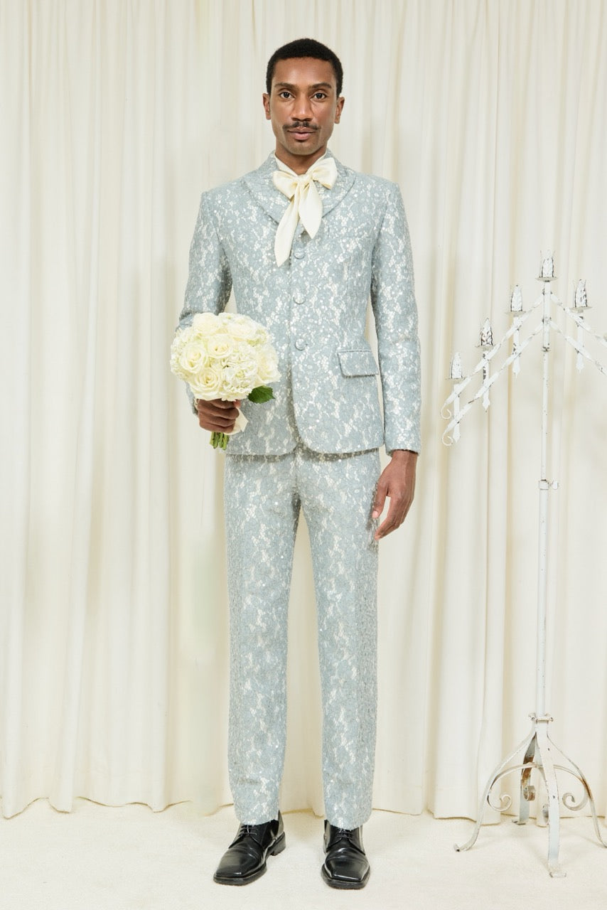 Willie Sequin Lace Trouser