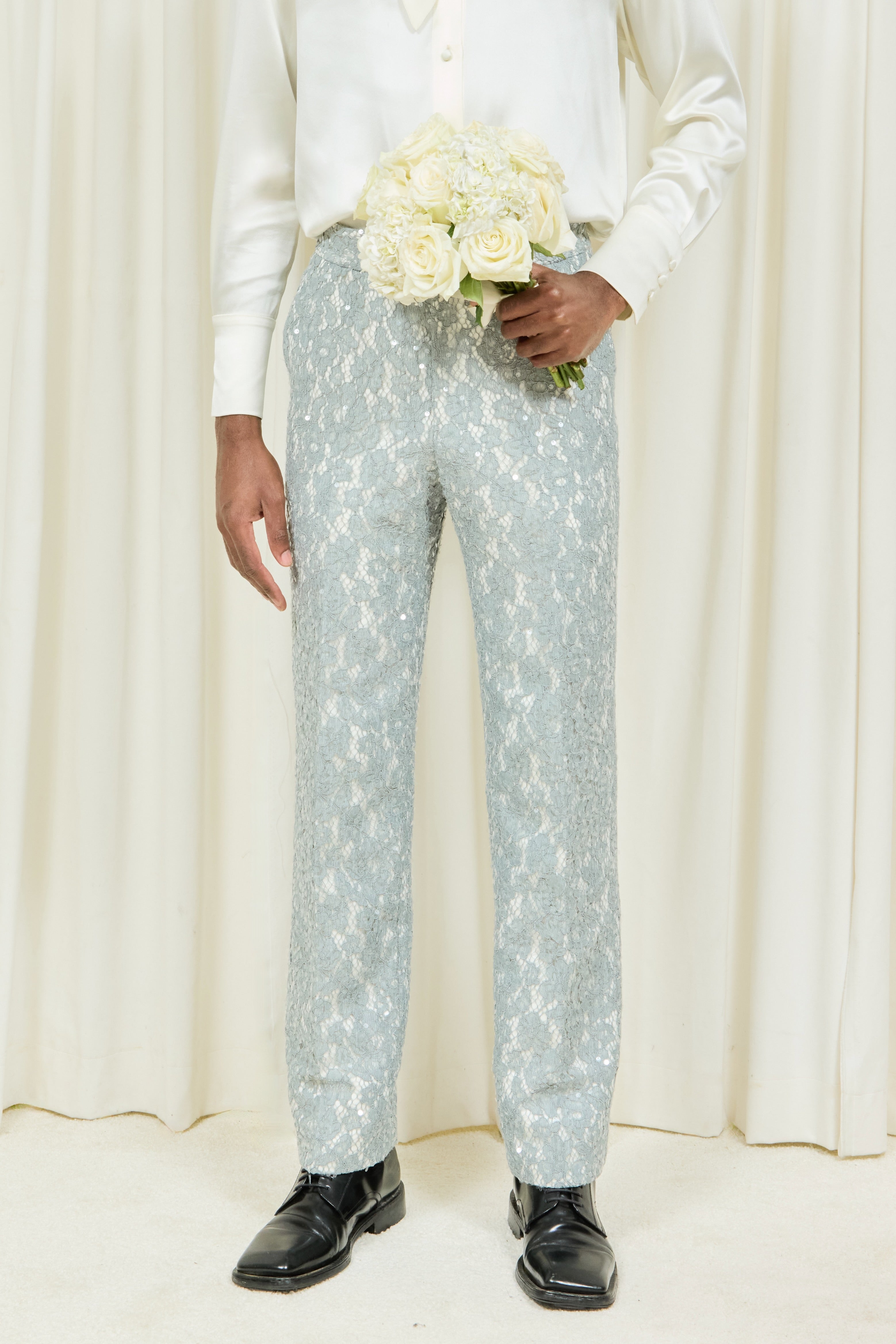 Willie Sequin Lace Trouser