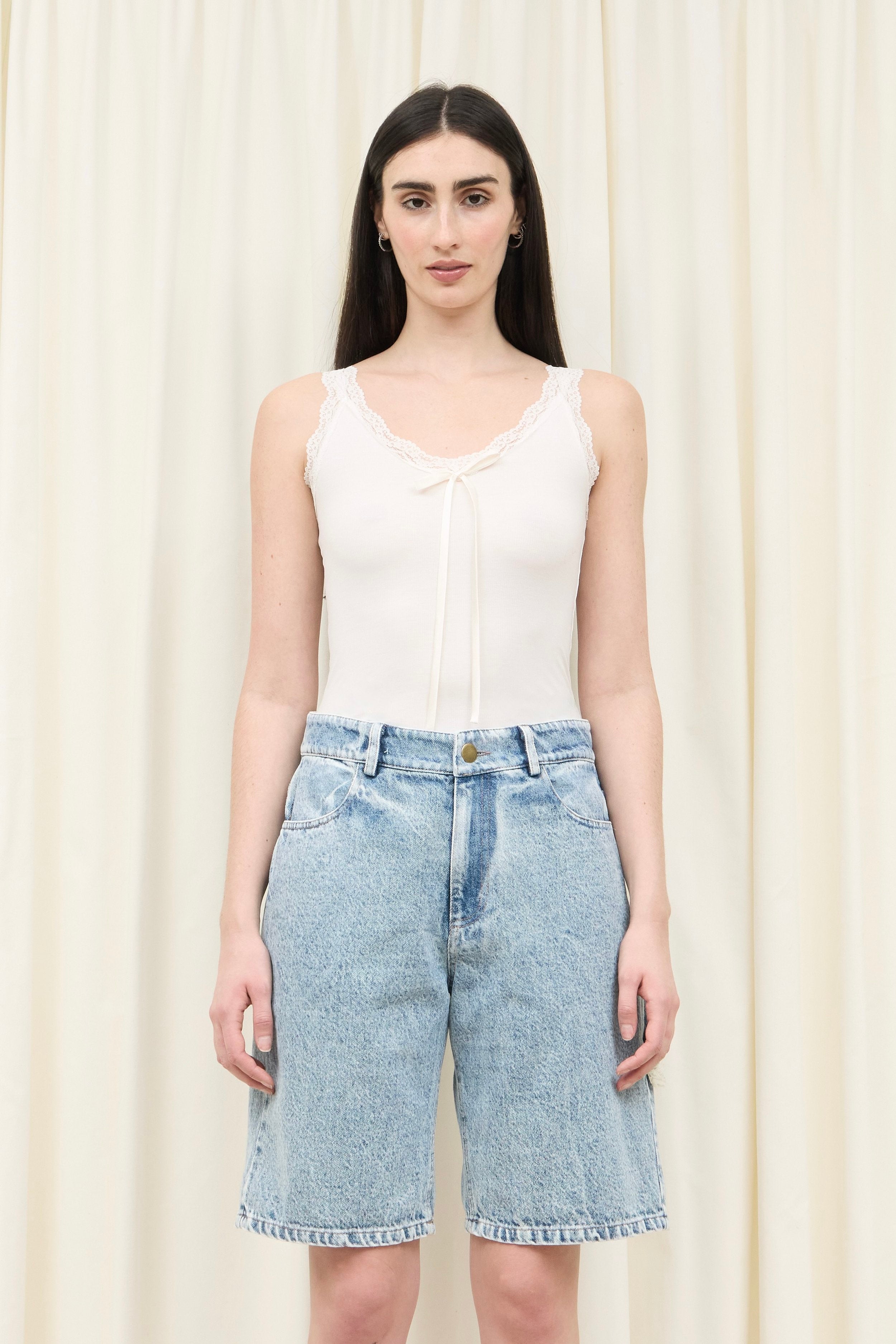 Flo Lace Trim Tank Top