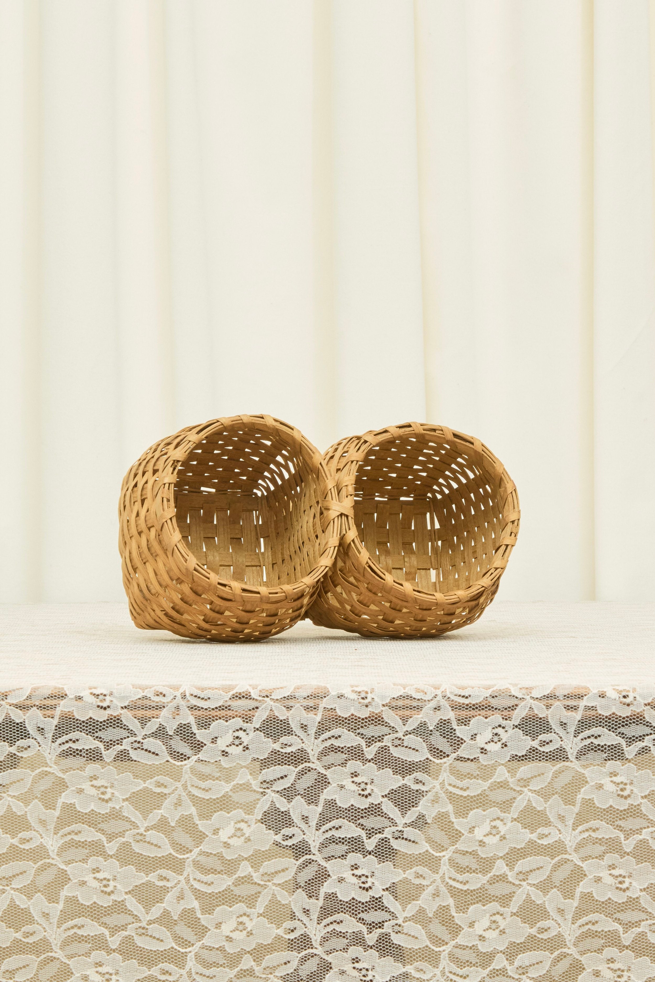 Antique Double Basket