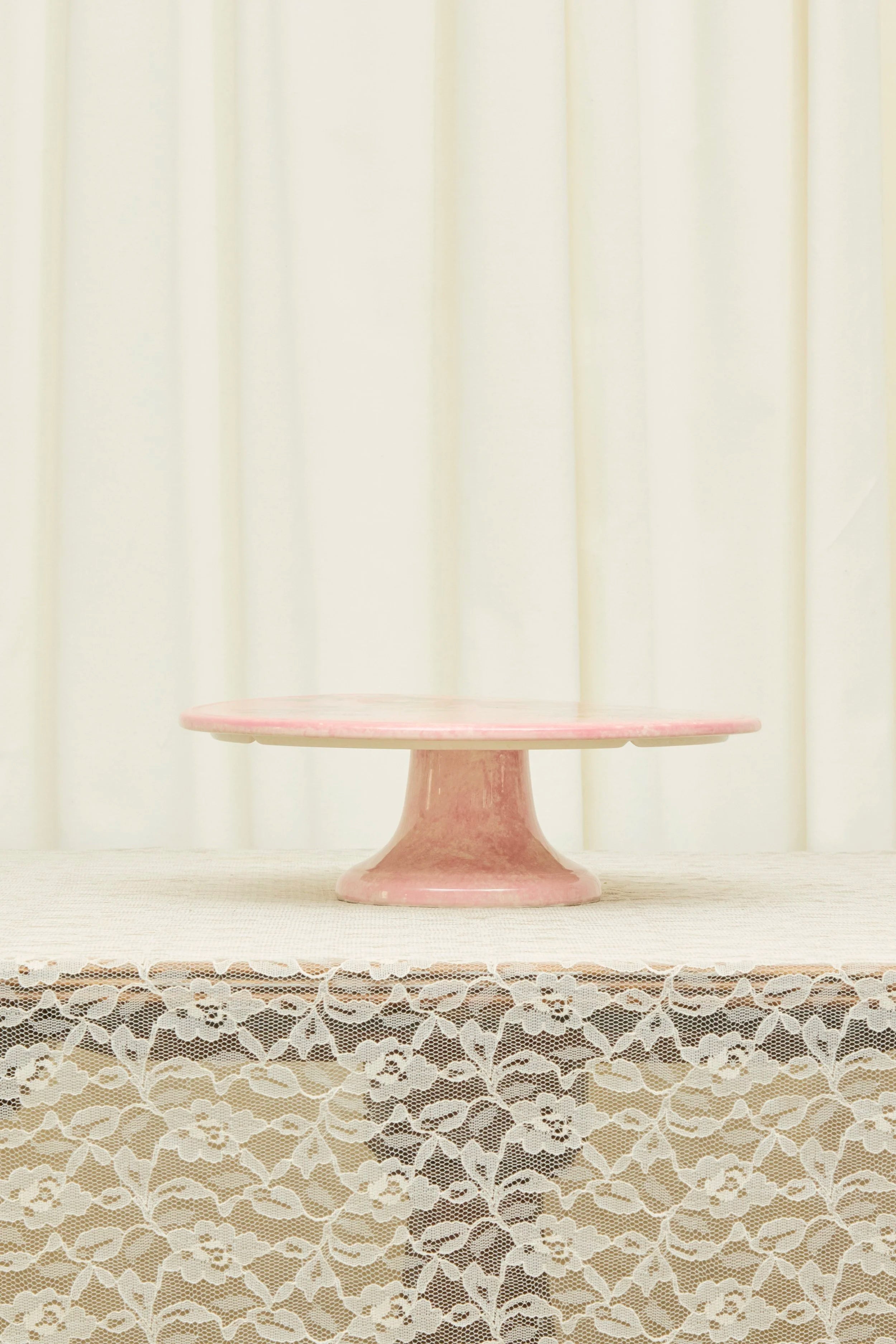 Vintage Ceramic Bow Cake Stand