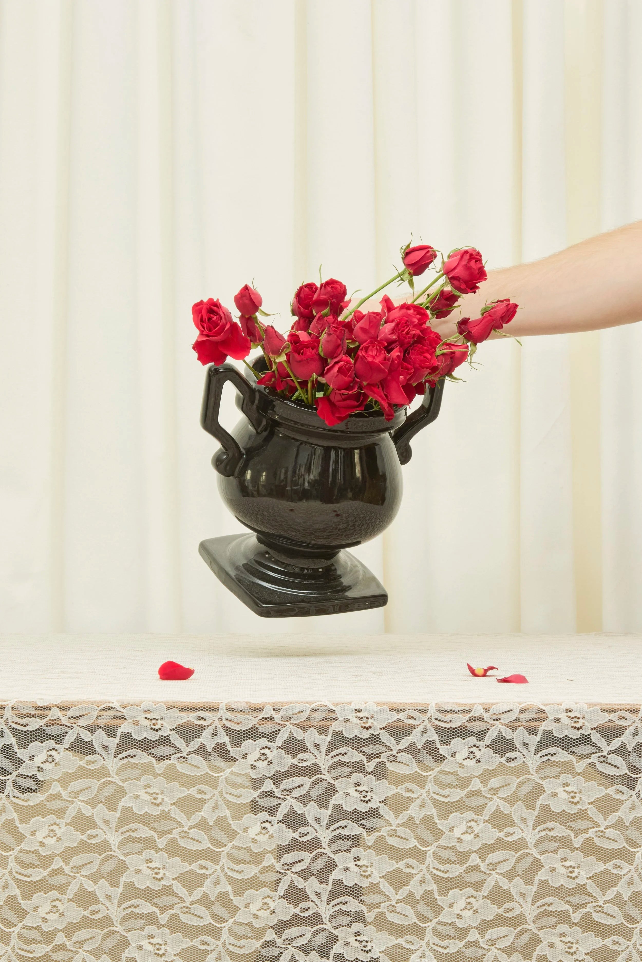Vintage Double Handled Vase