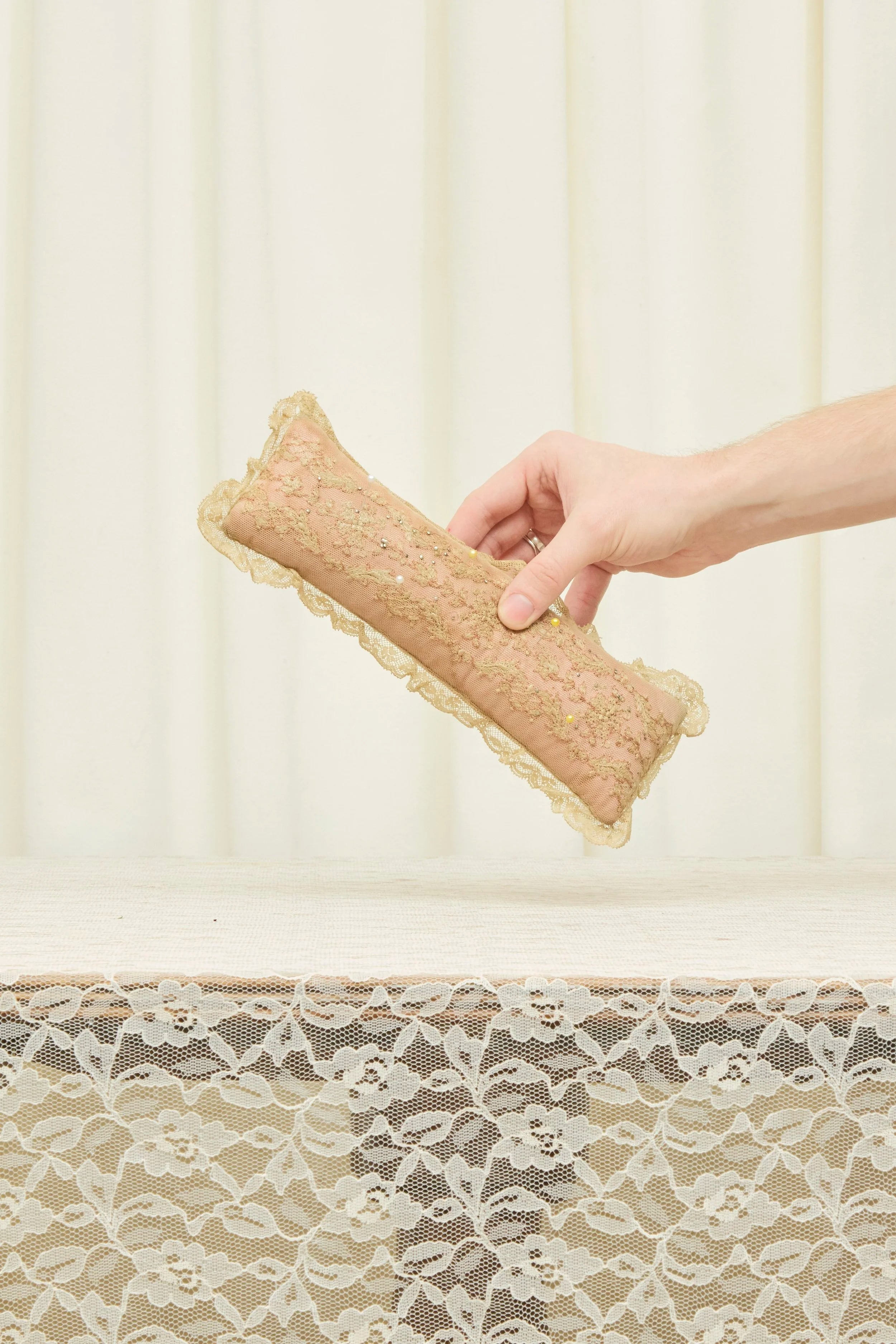 Antique Lace Pin Cushion