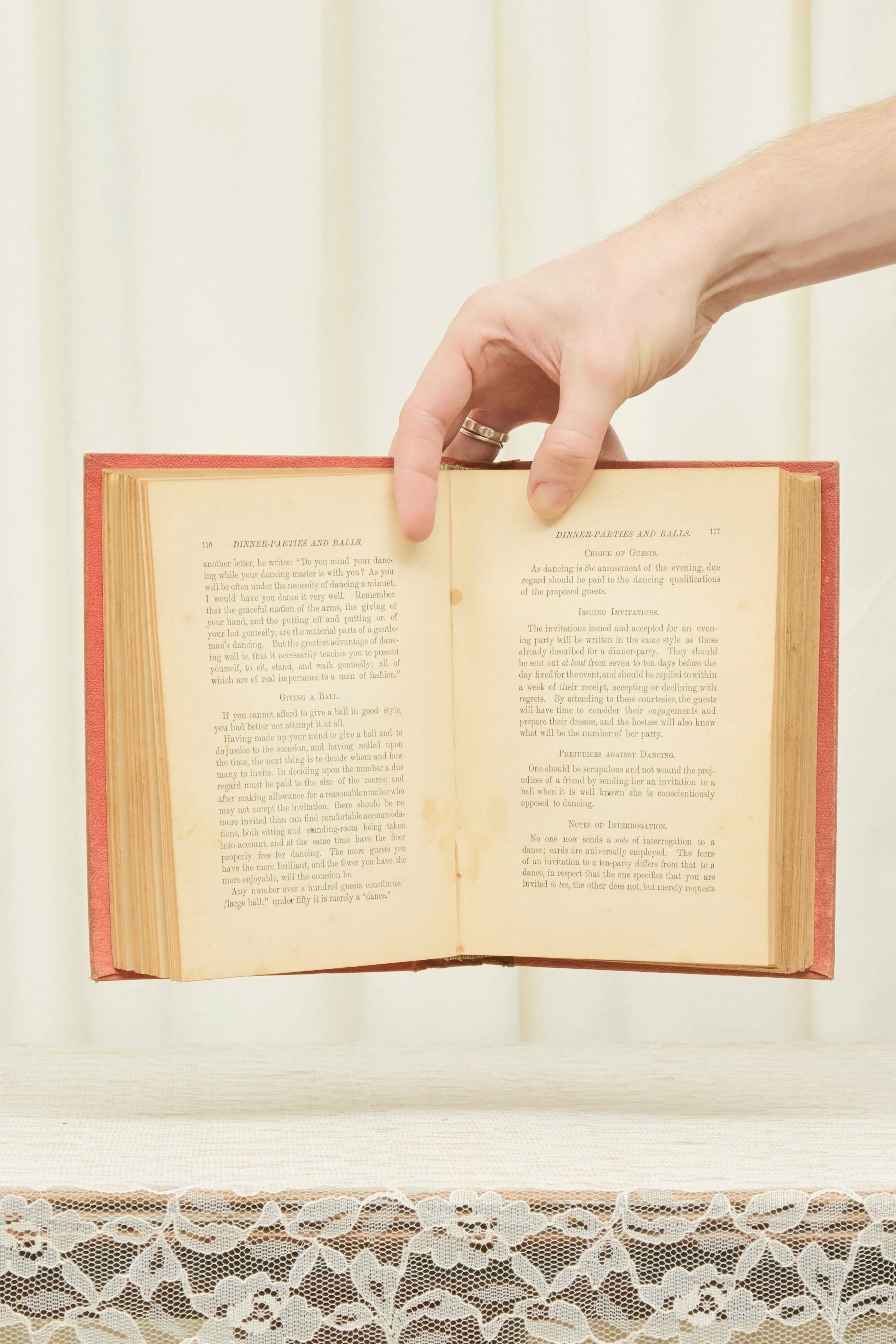 Antique "Manners, Culture, and Dress" Book (1893)