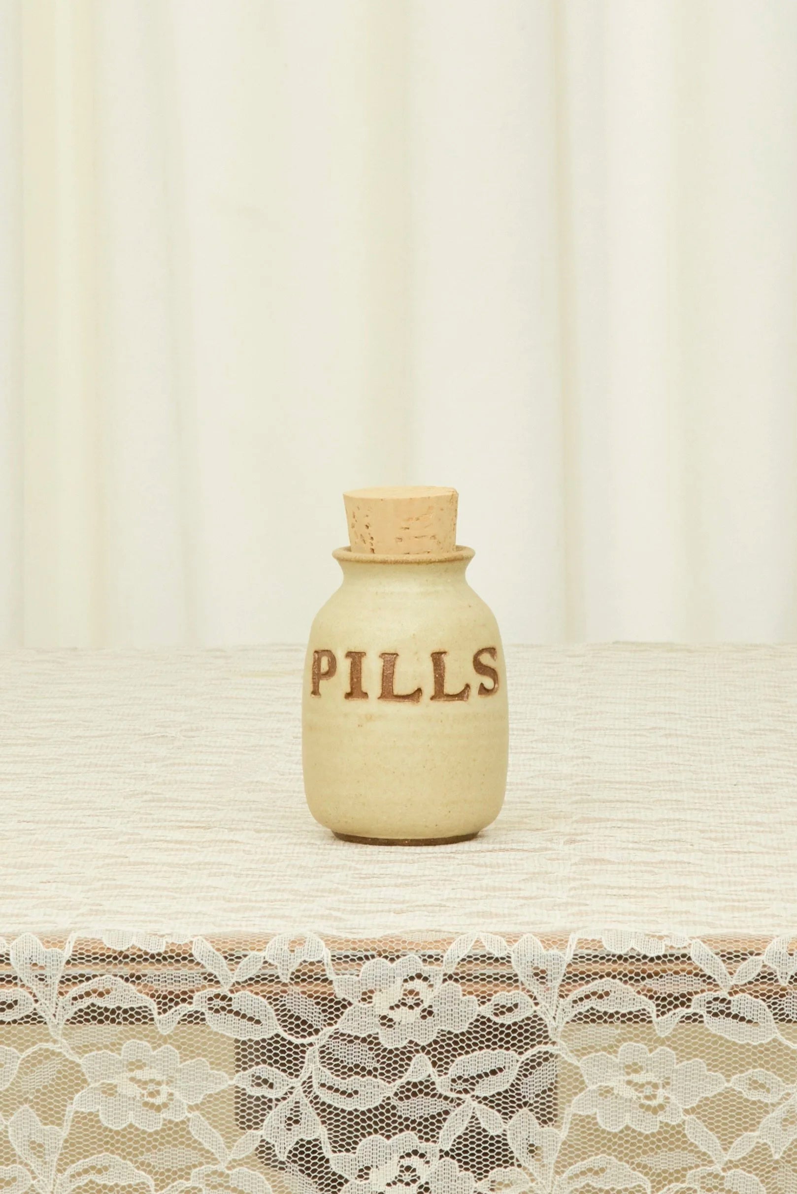 Vintage "Pills" Jar