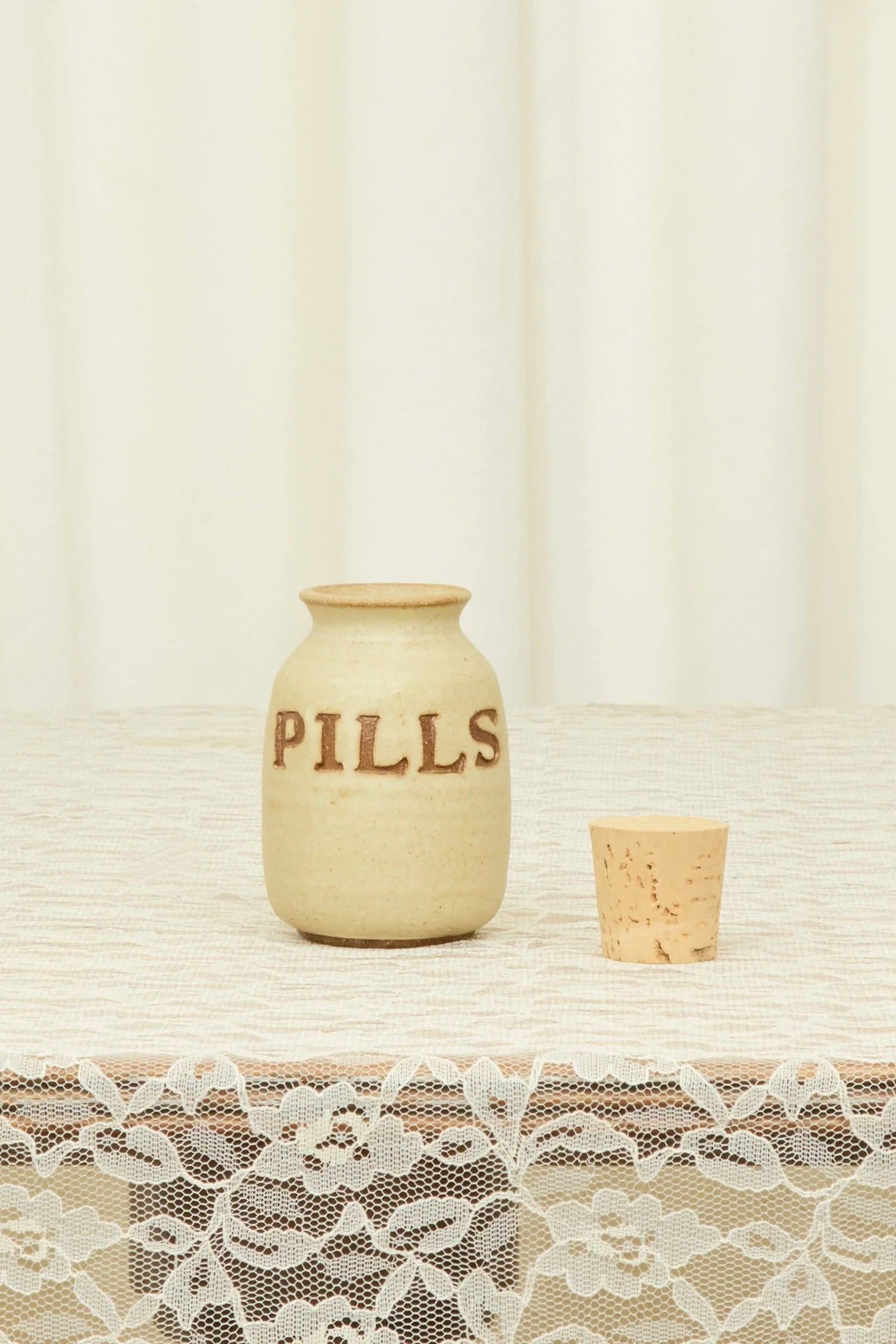 Vintage "Pills" Jar
