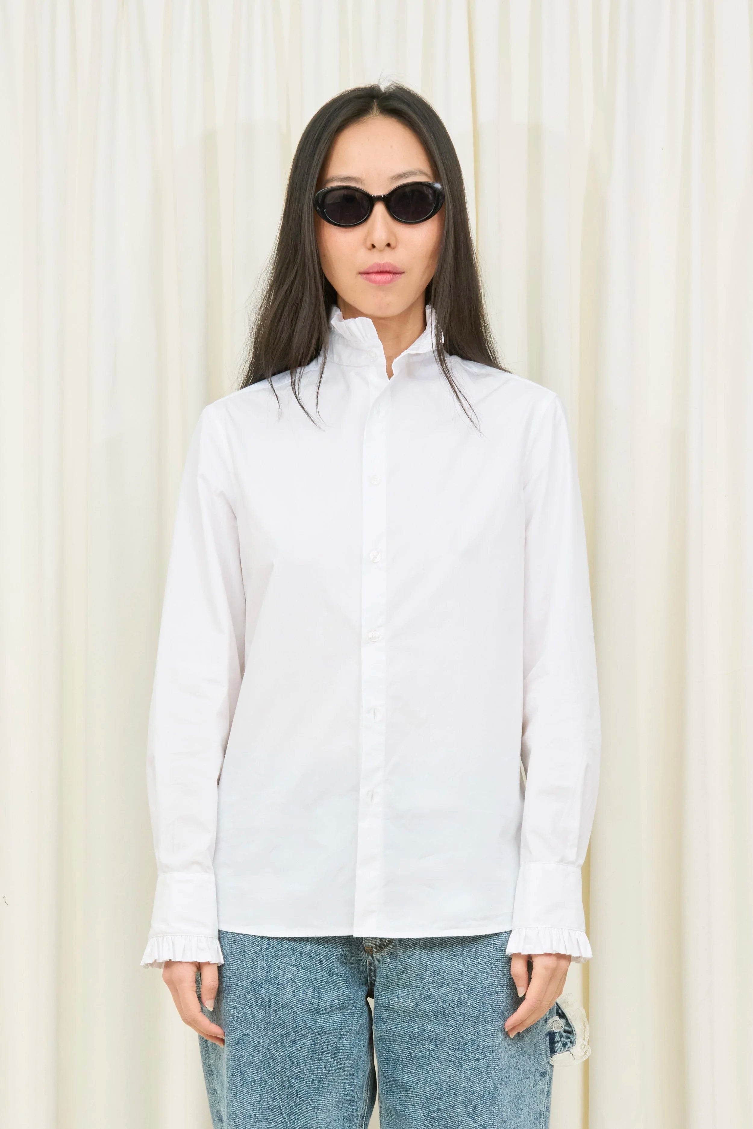 Julien Ruffle Collar Shirt