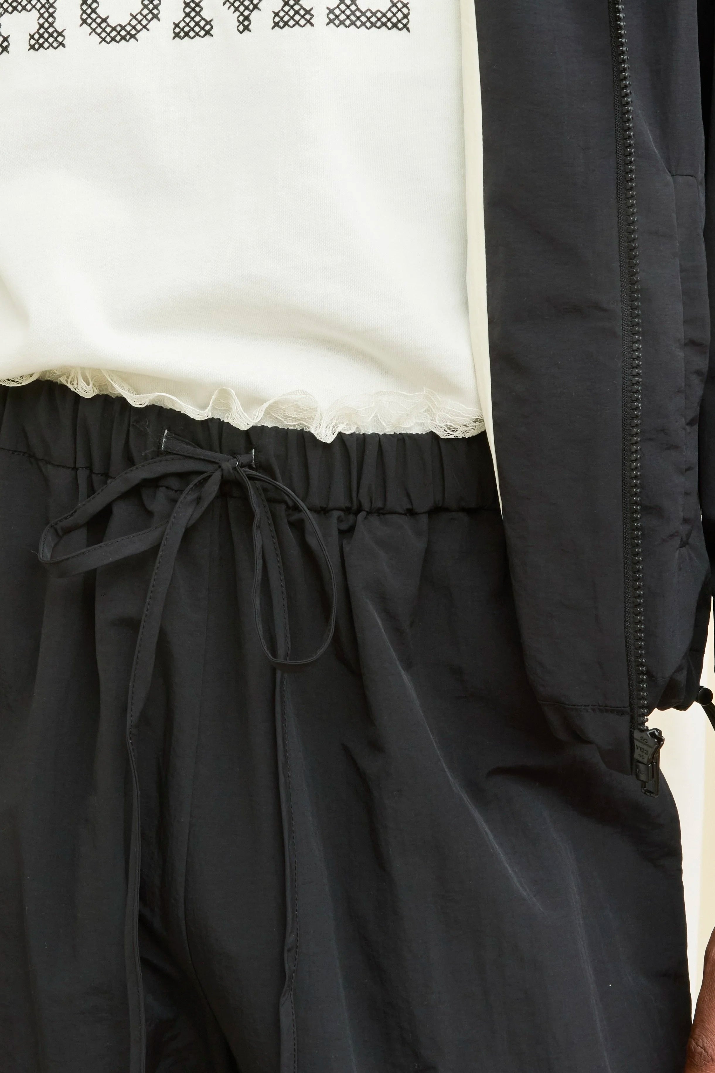 Kennedy Lace Trim Drawcord Track Pant