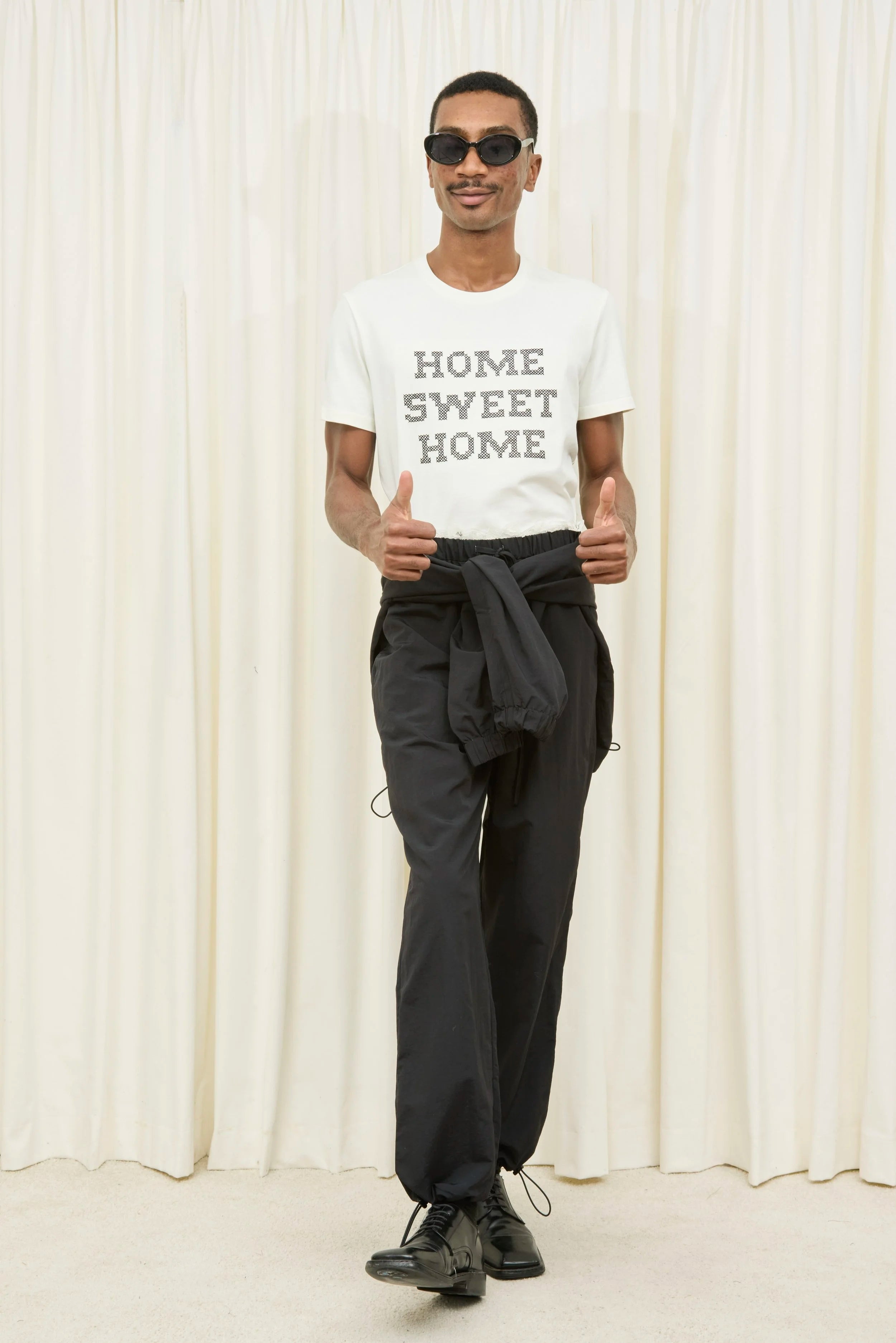 Kennedy Lace Trim Drawcord Track Pant