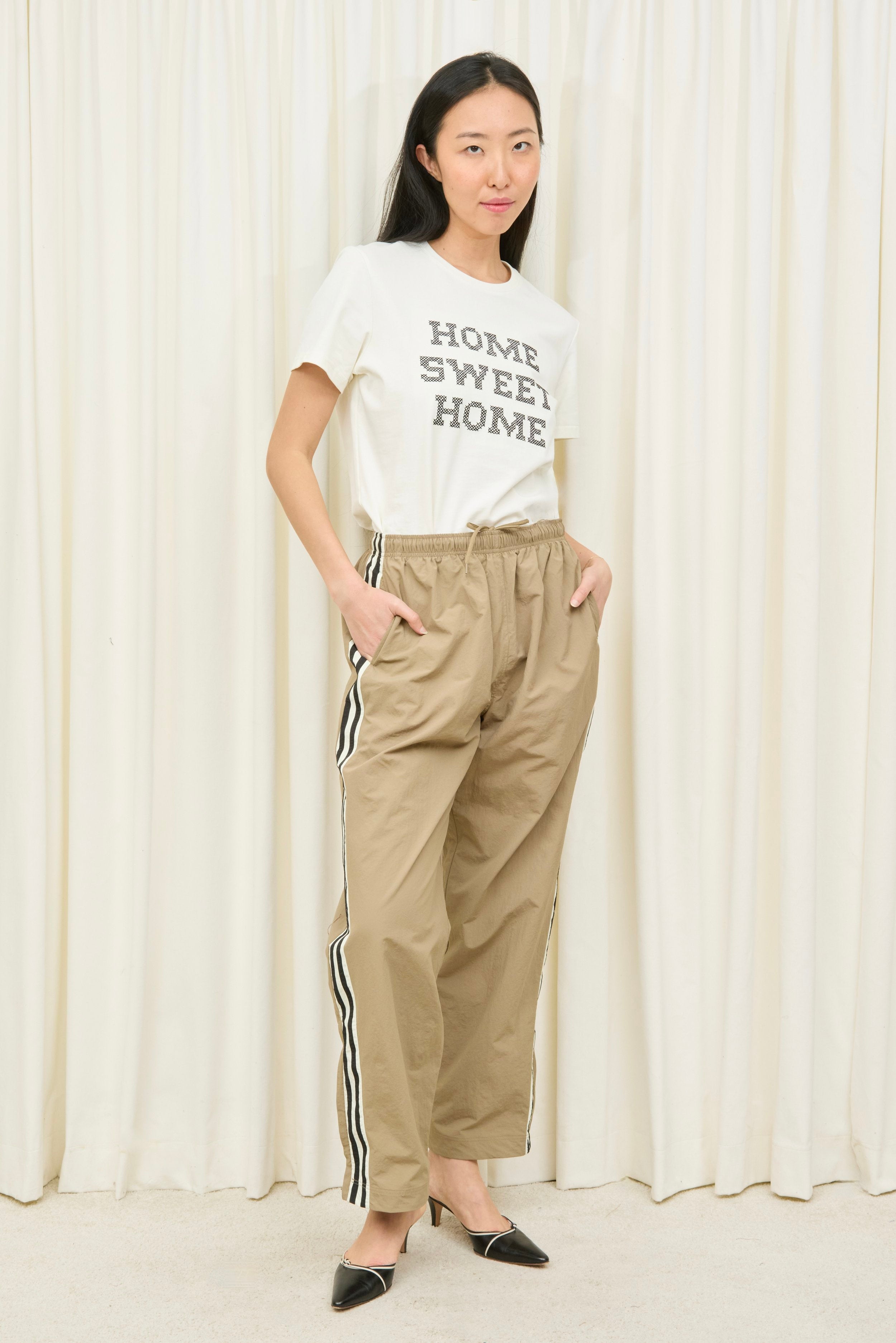 Wilbur Stripe Windbreaker Pant