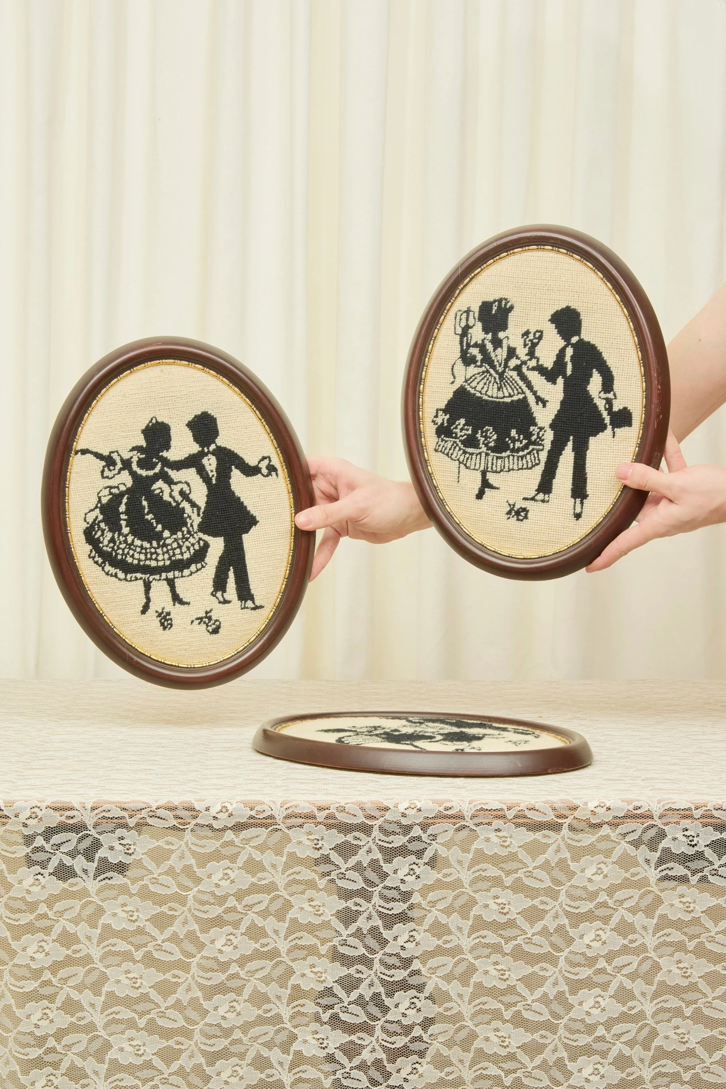 Vintage Dancing Needlepoint (1 of 3)