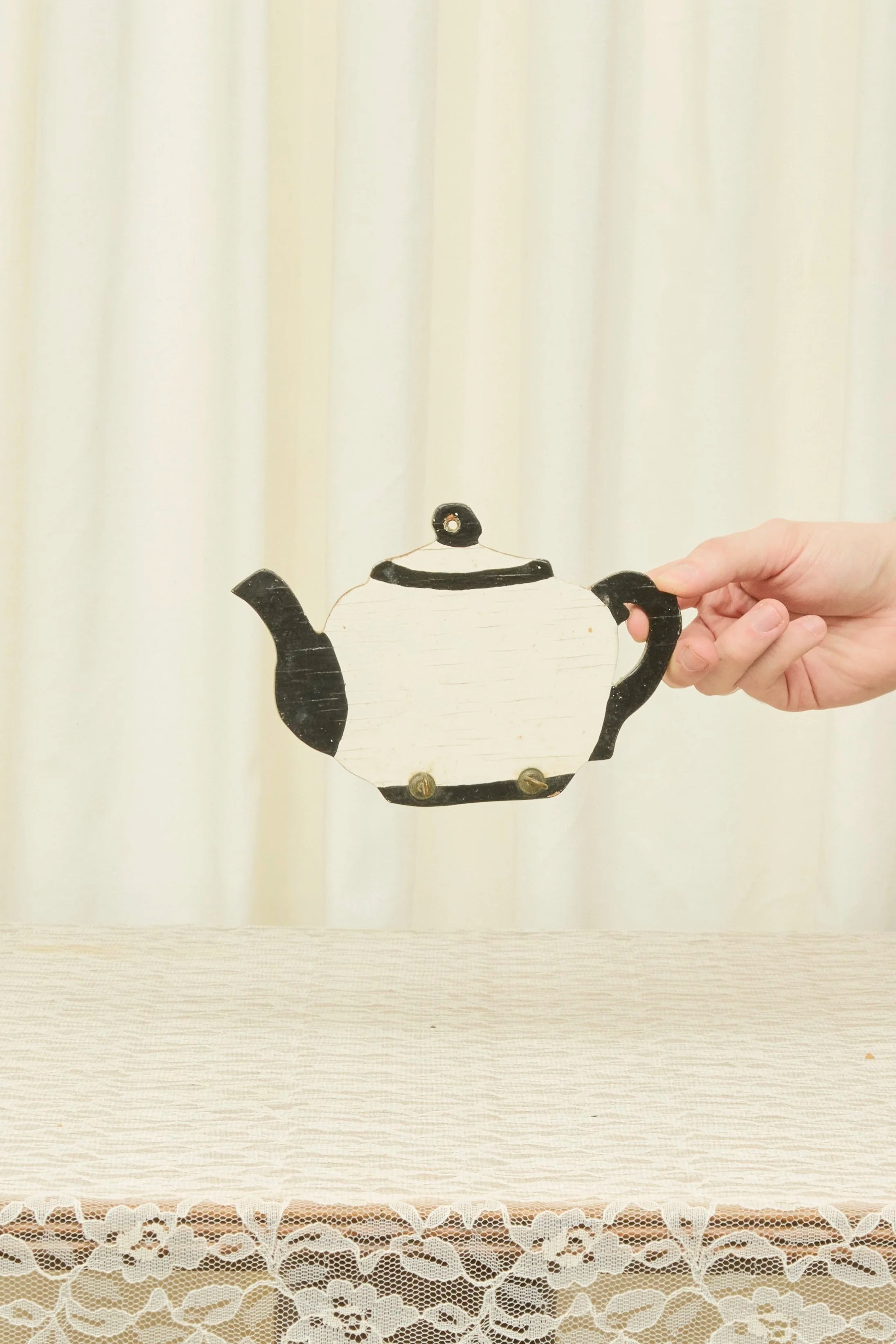 Vintage Teapot Wall Hook