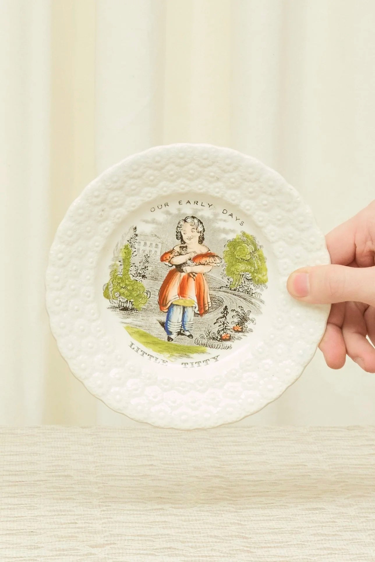 Antique "Little Titty" Plate (1850)