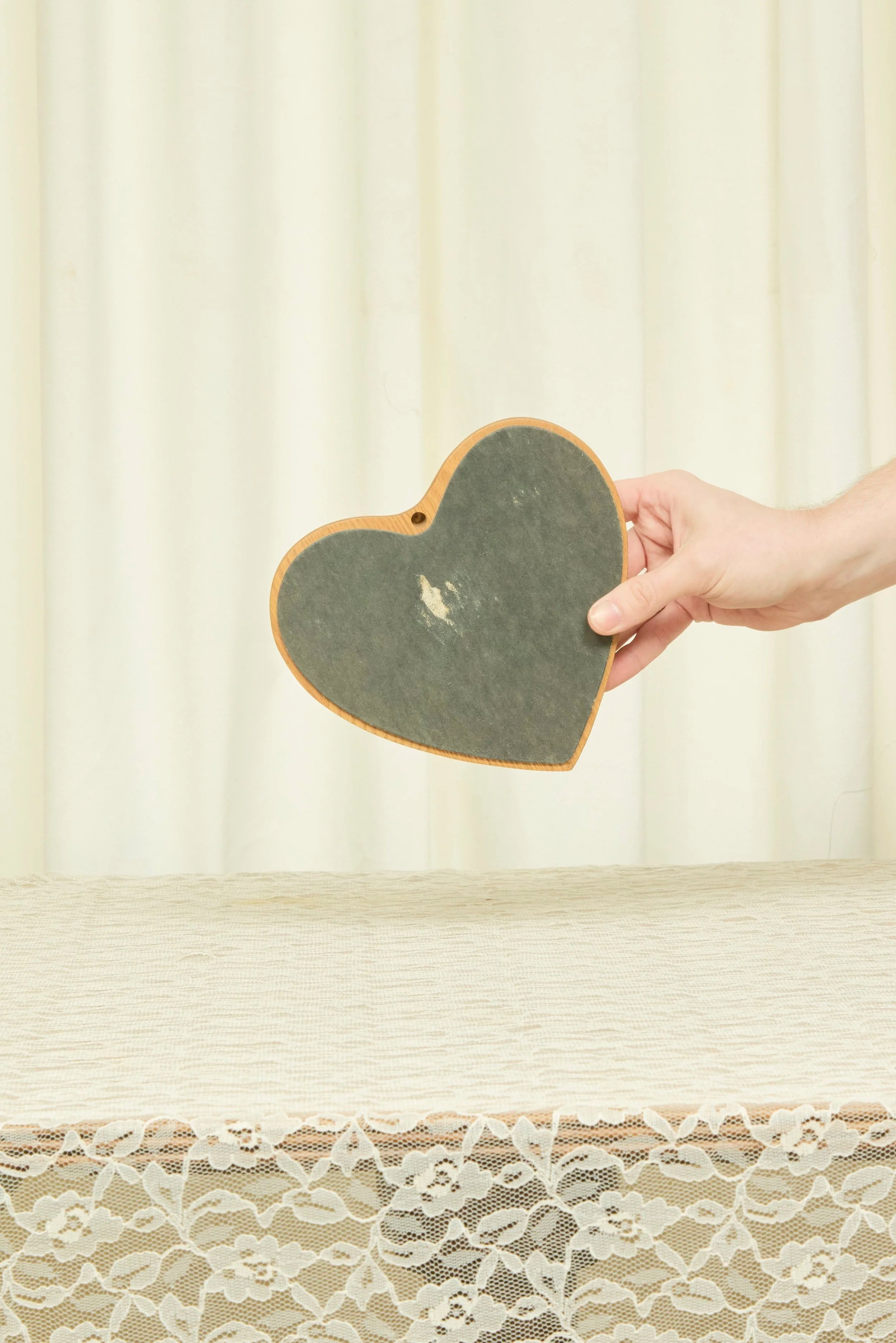 Vintage Mini Heart Mirror