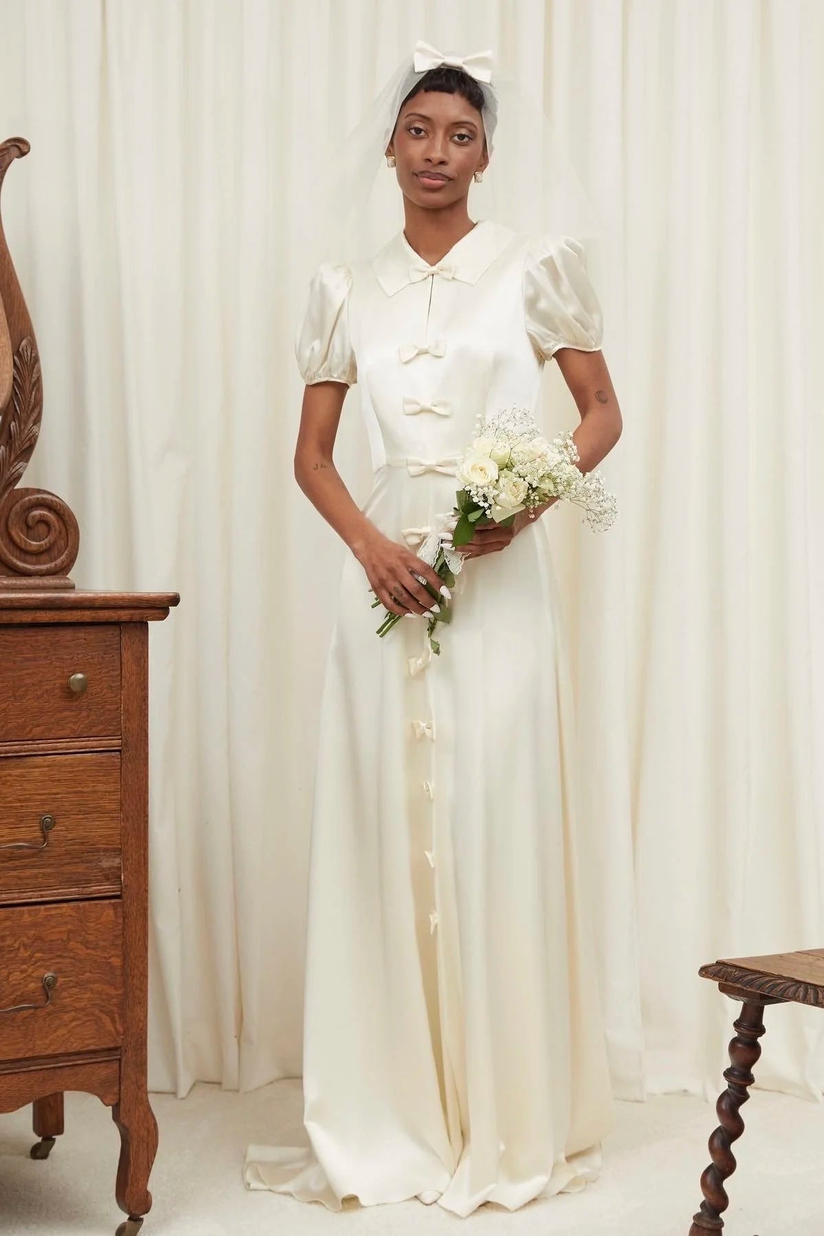 Dorris Puff Sleeve Gown