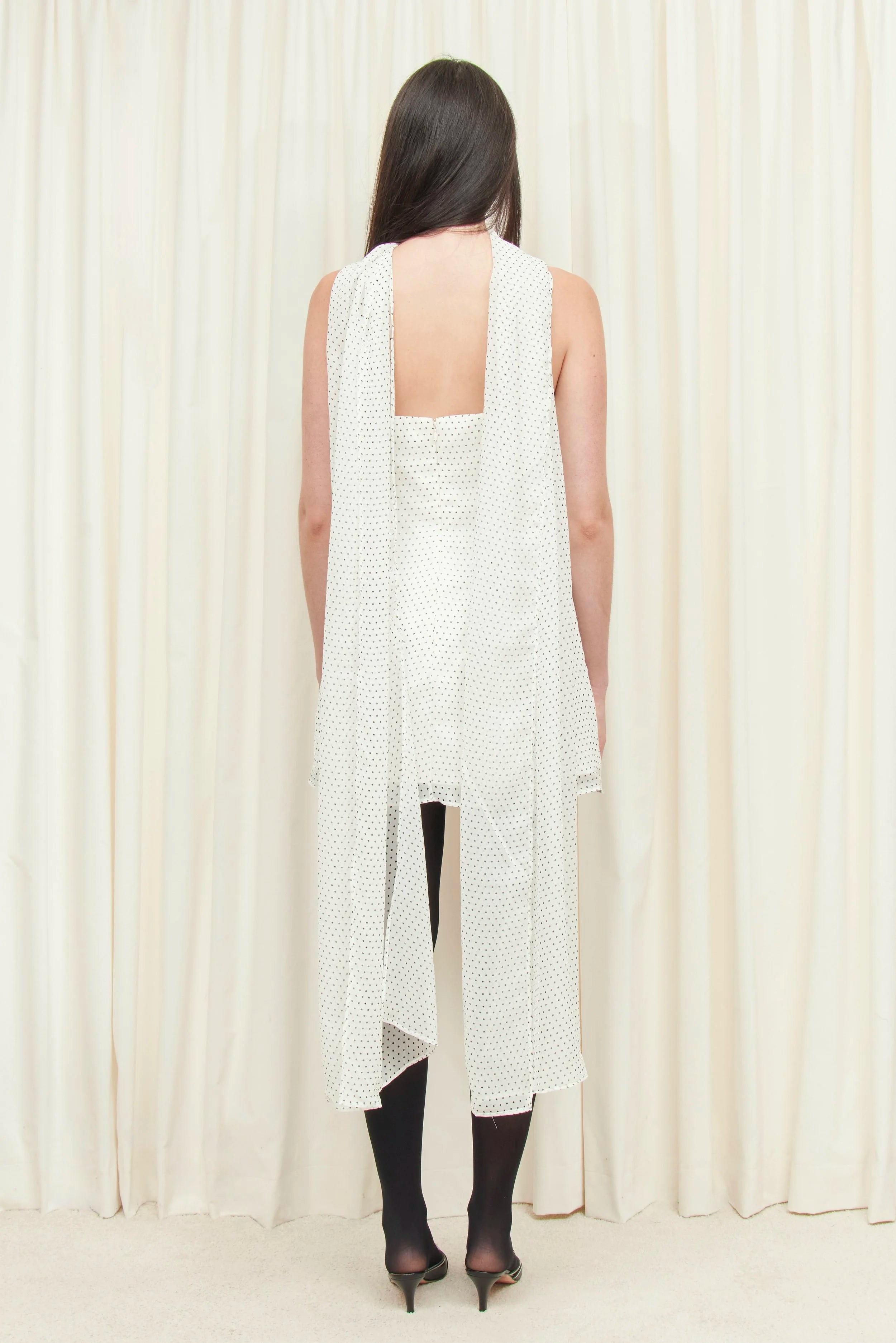 Monica Strapless Mini Dress with Scarf