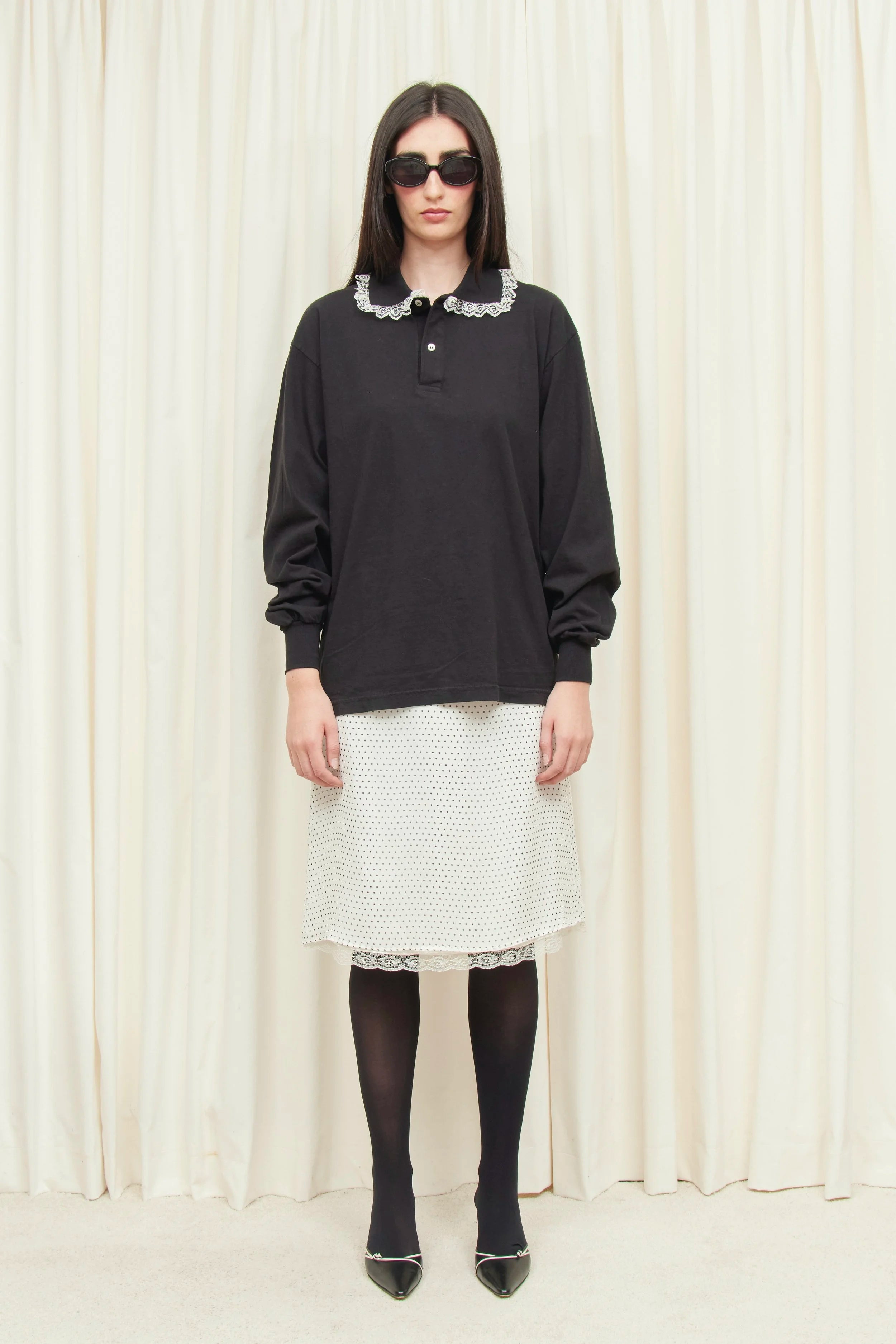 Celerie Lace Trim Slip Skirt