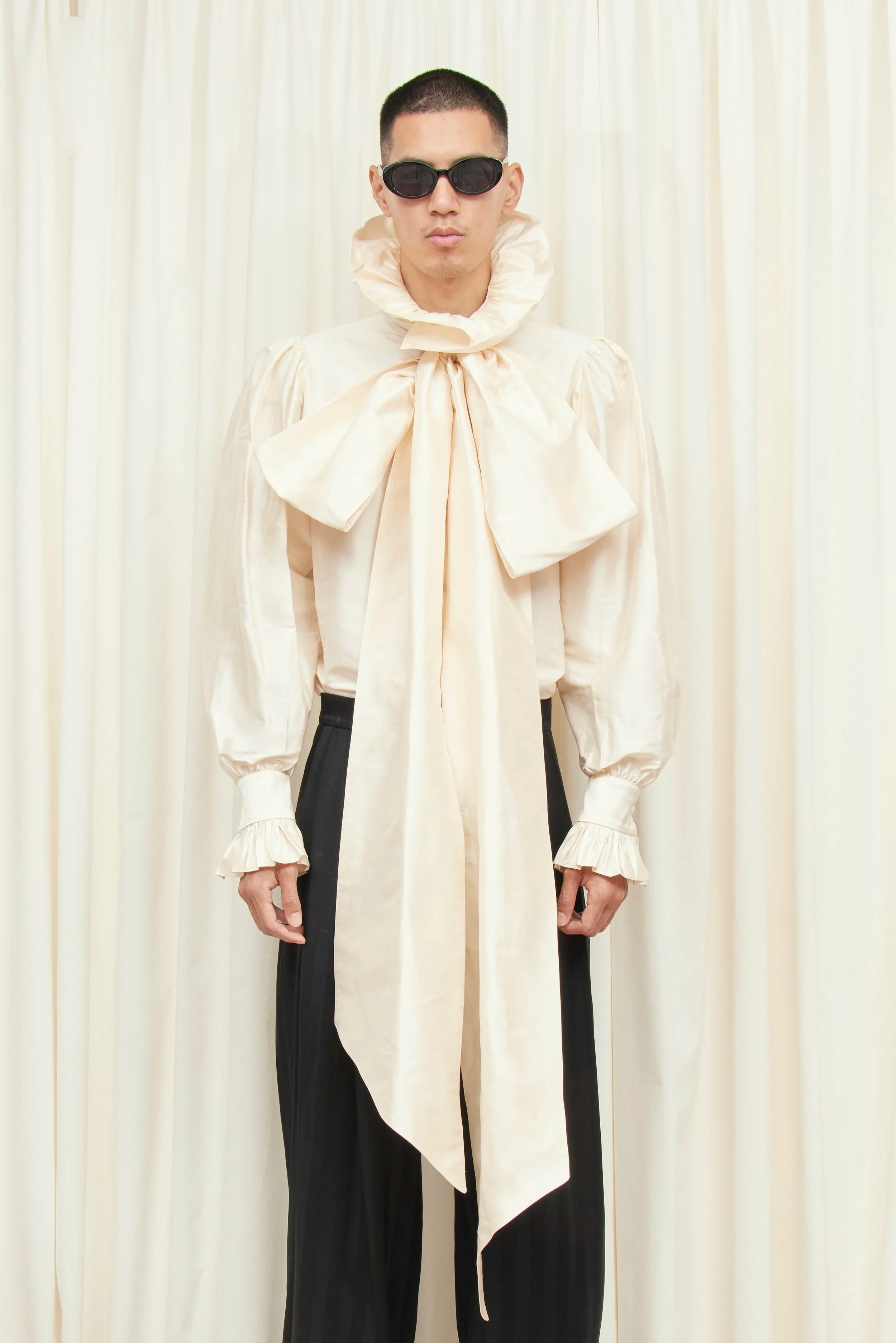 Simone Oversized Bow Blouse
