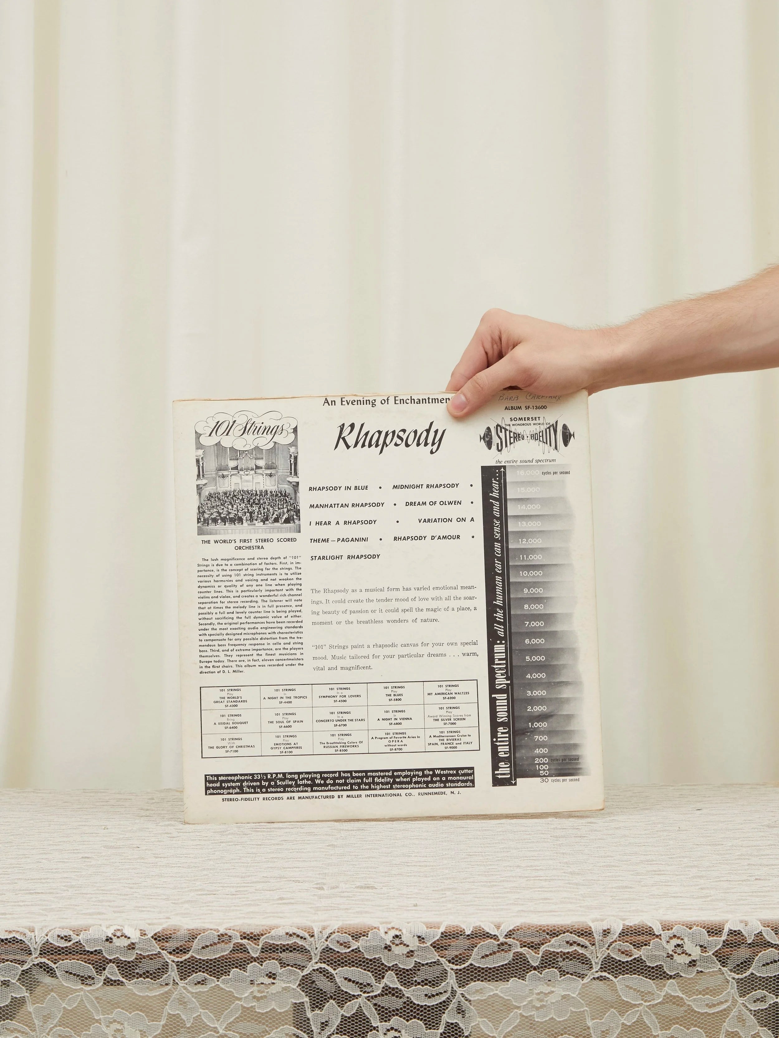 Vintage Rhapsody Record