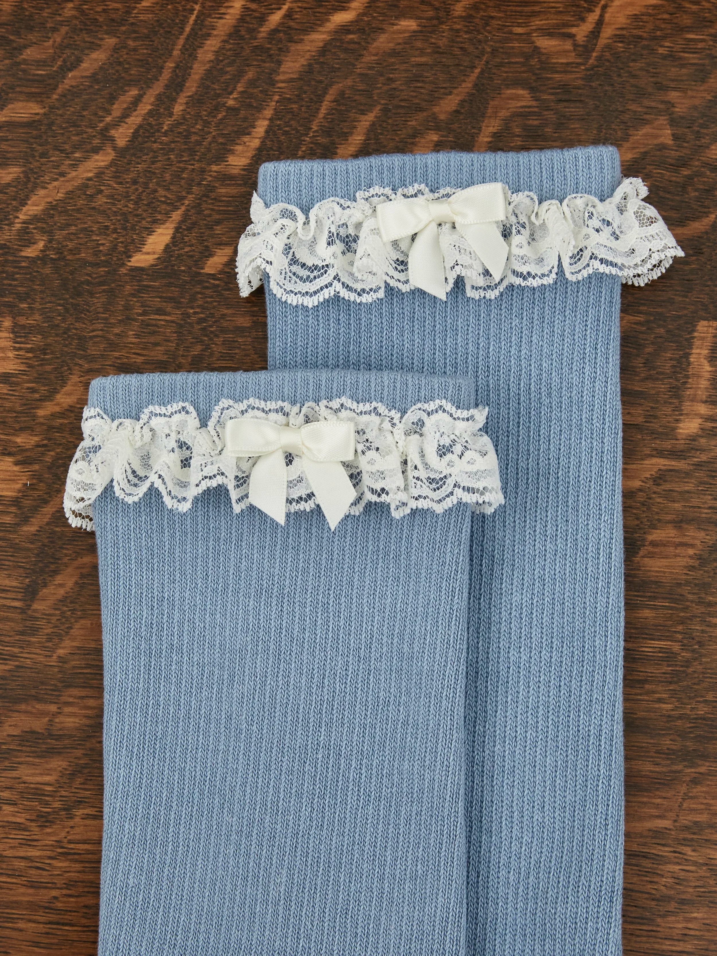Bobby Lace Trim House Socks