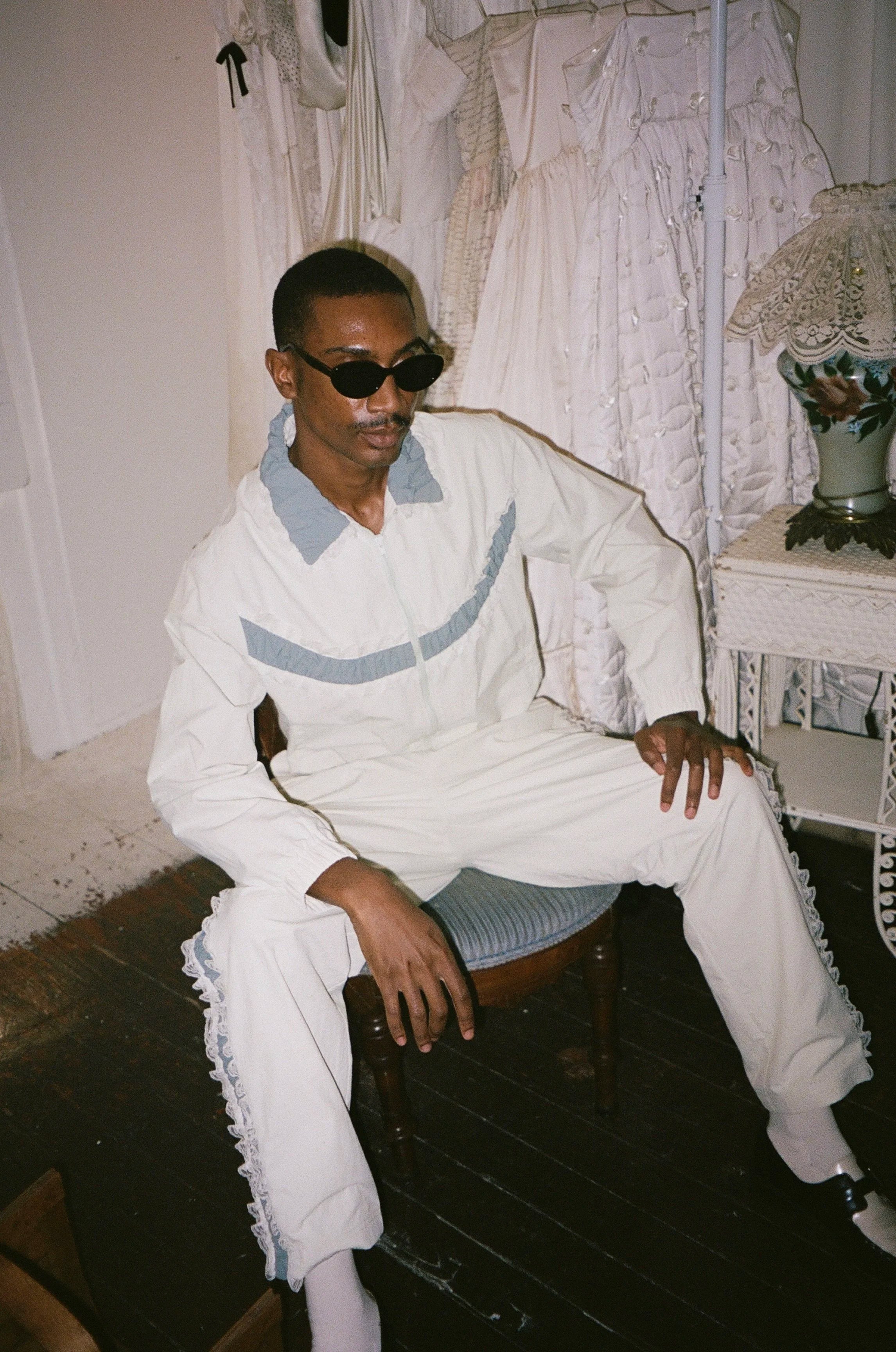 Kennedy Ruched Stripe Track Jacket