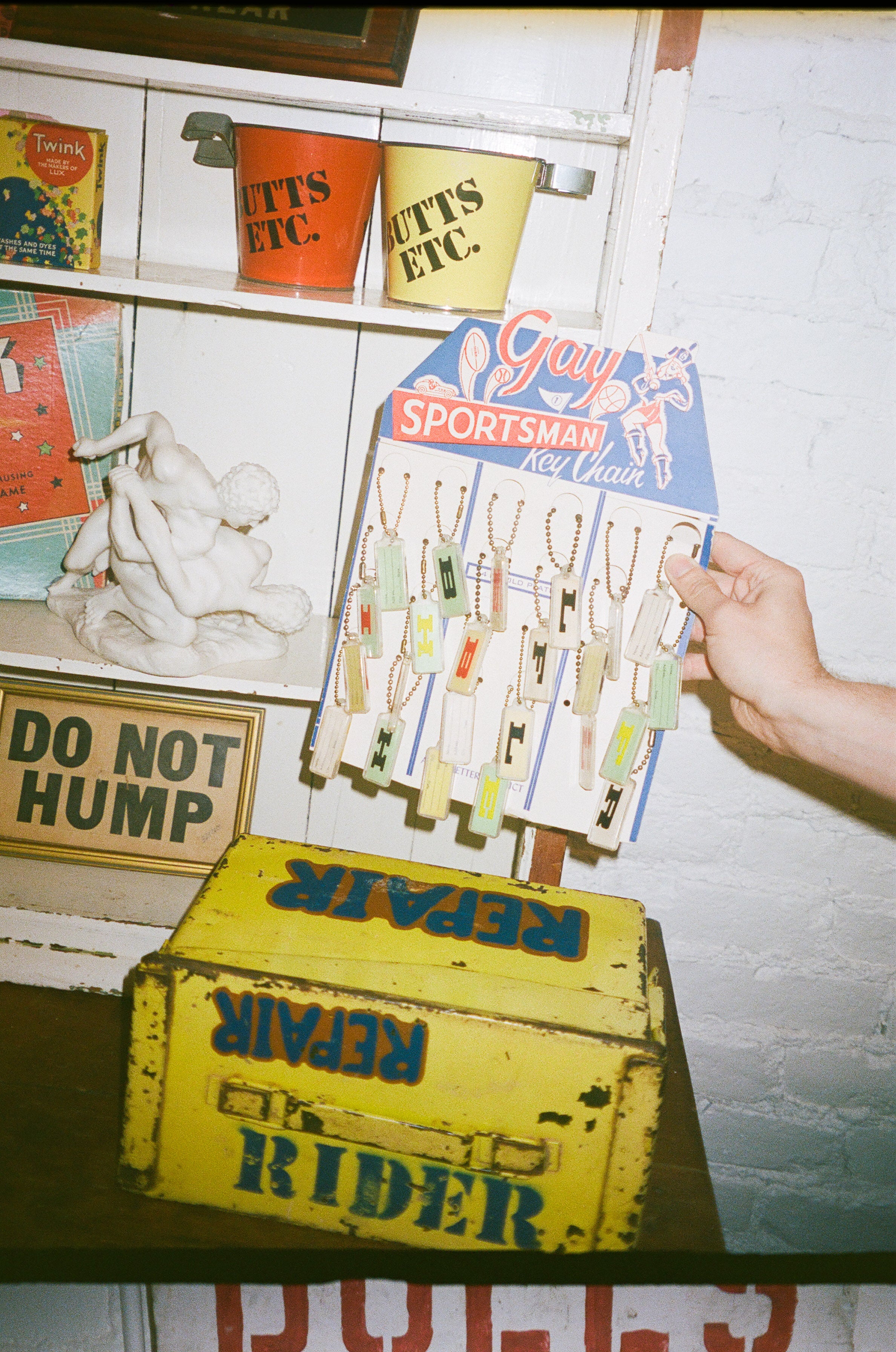 Vintage "Gay Sportsman" Letter Key Chains