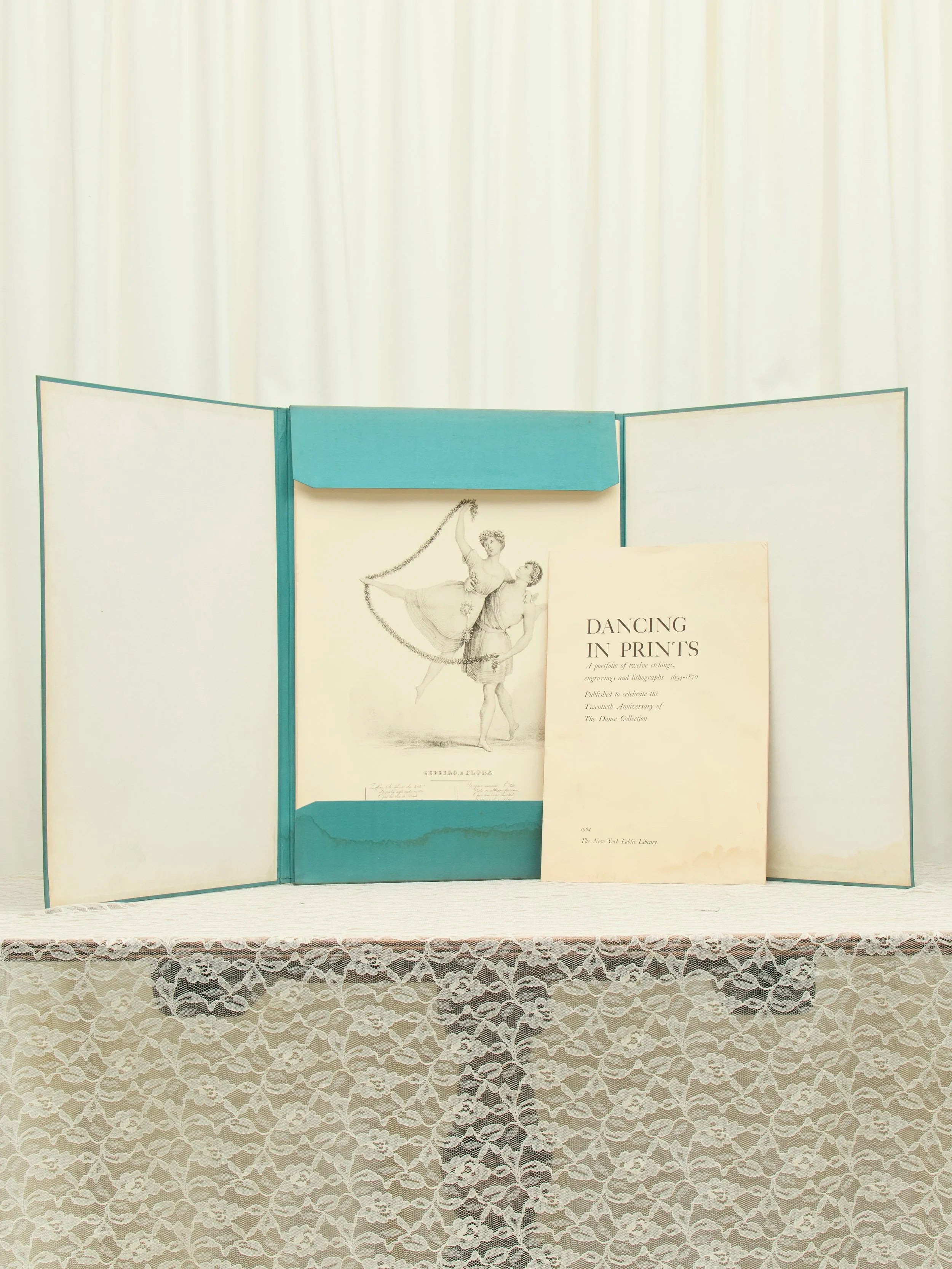Vintage "Dancing in Prints" Portfolio