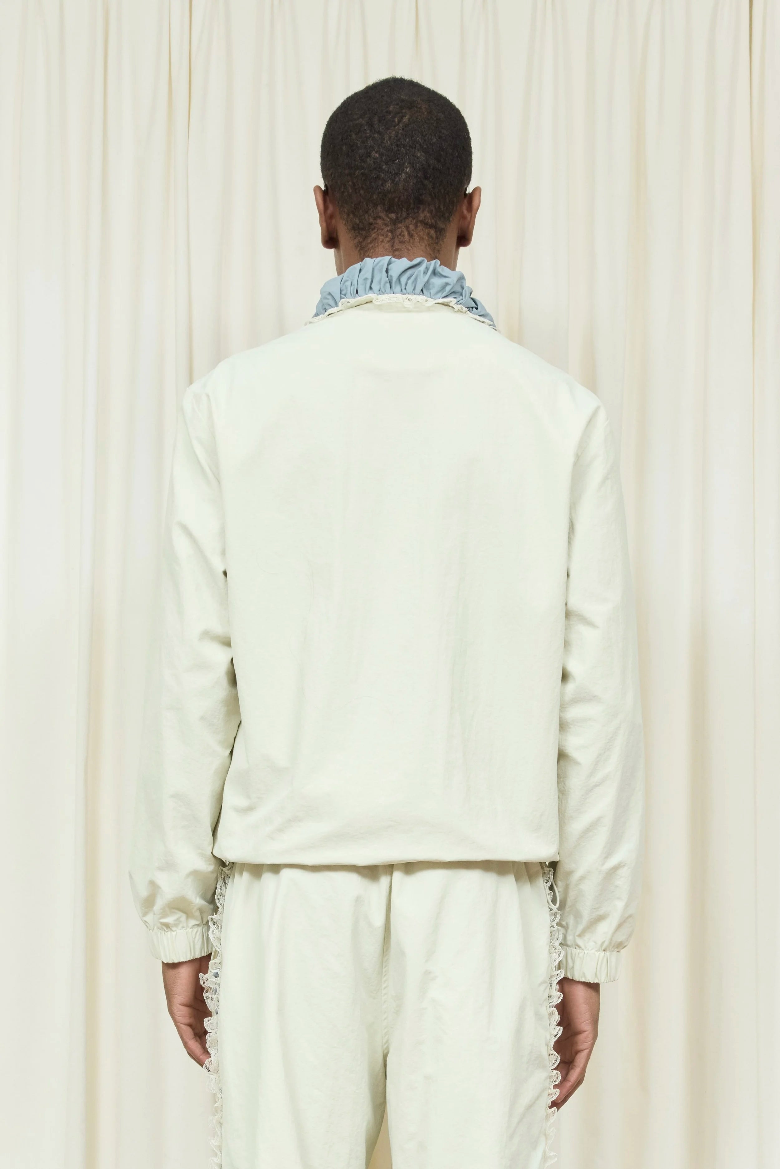 Kennedy Ruched Stripe Track Jacket
